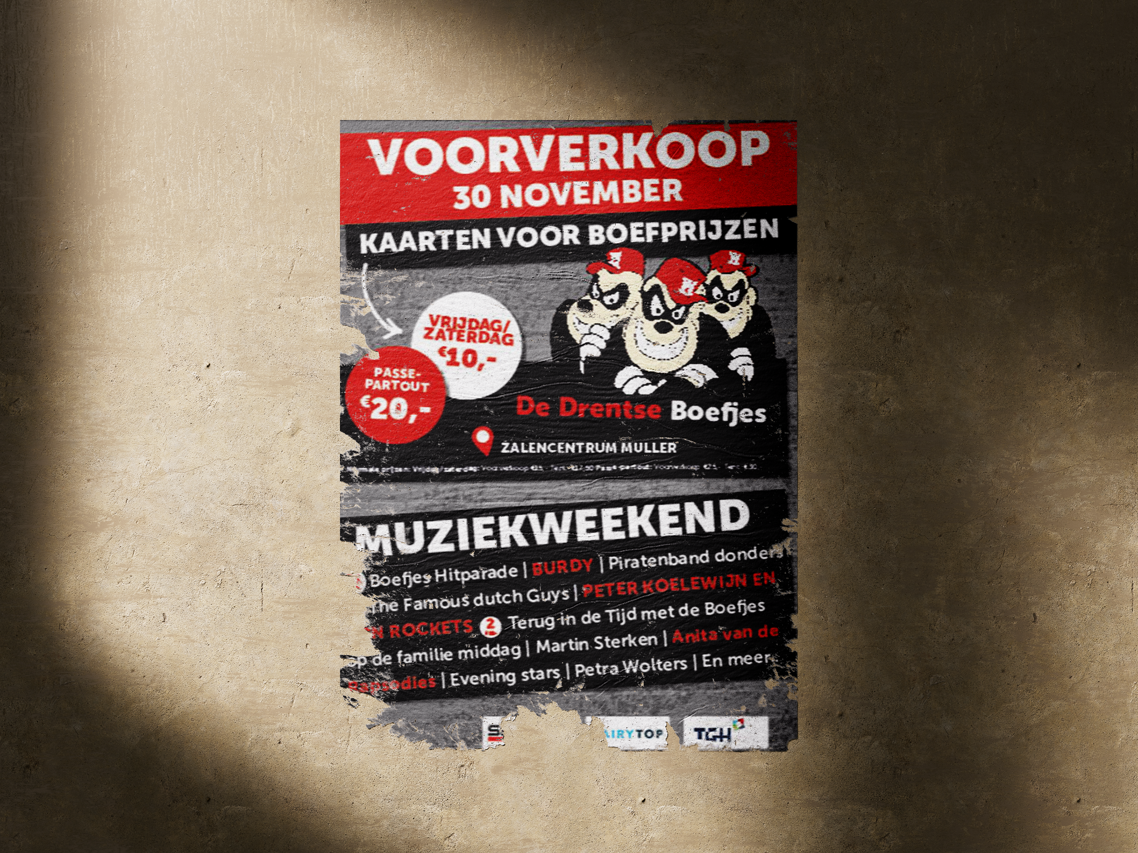 A3 muziekweekend poster