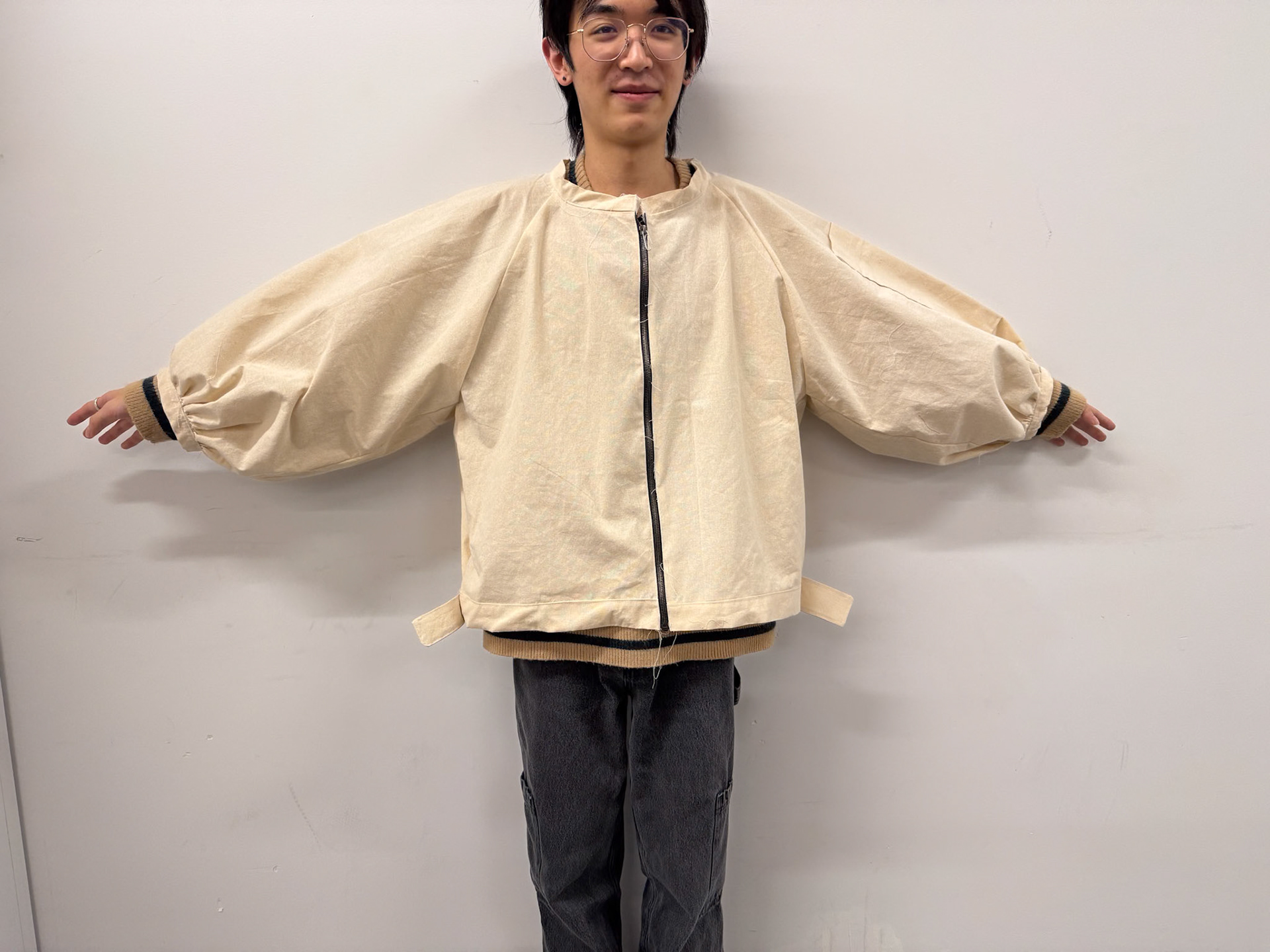 FRONT - UNISEX ZERO WASTE JACKET