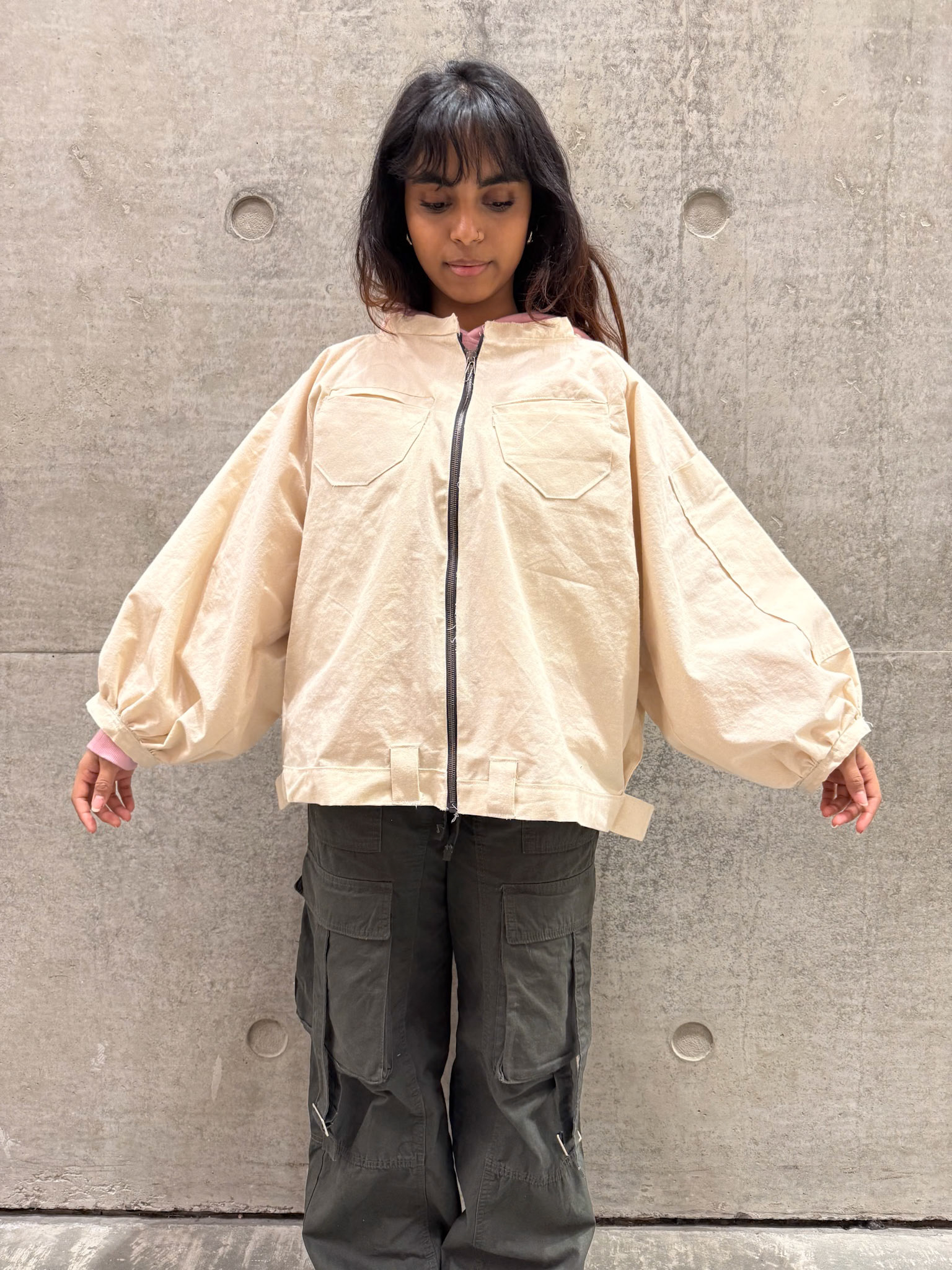 FRONT - UNISEX ZERO WASTE JACKET