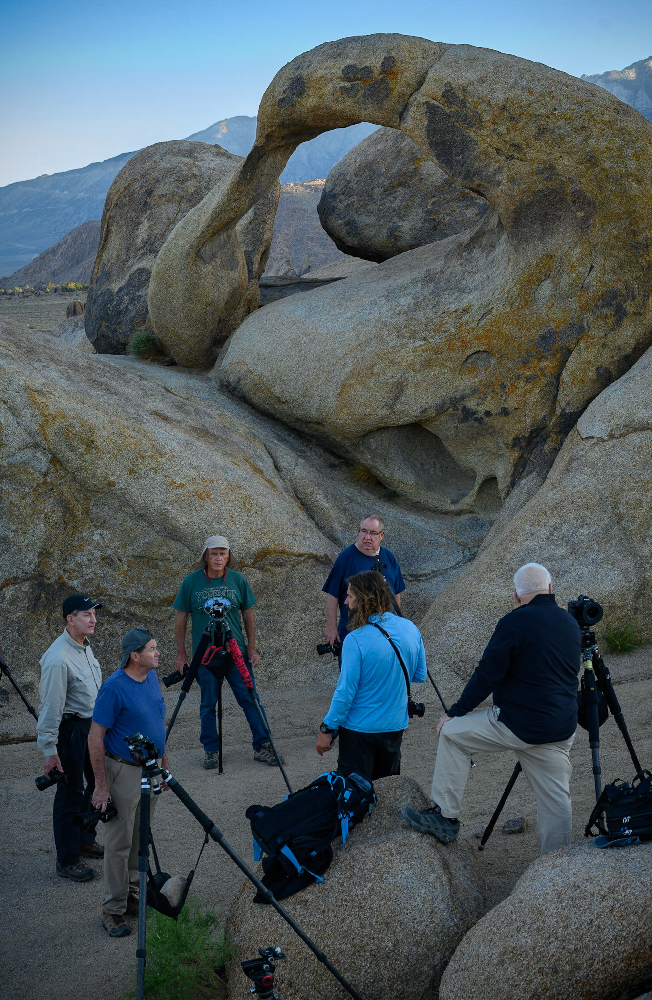 The Gang at Mobius Arch