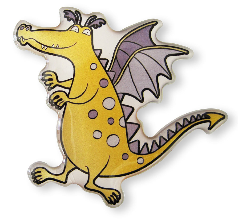 A dragon fridge magnet