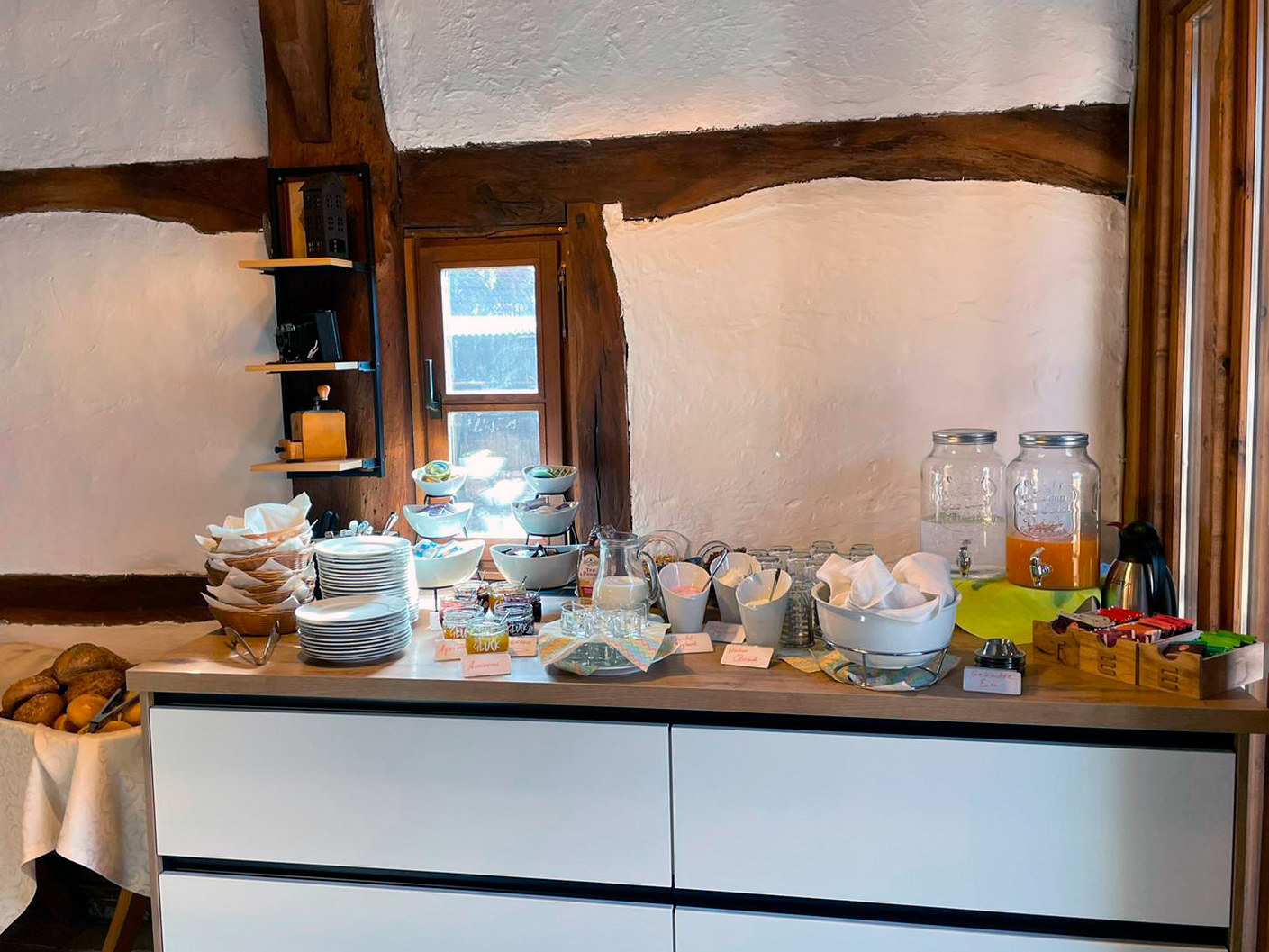 An jeder Ecke lädt das Frühstück ein