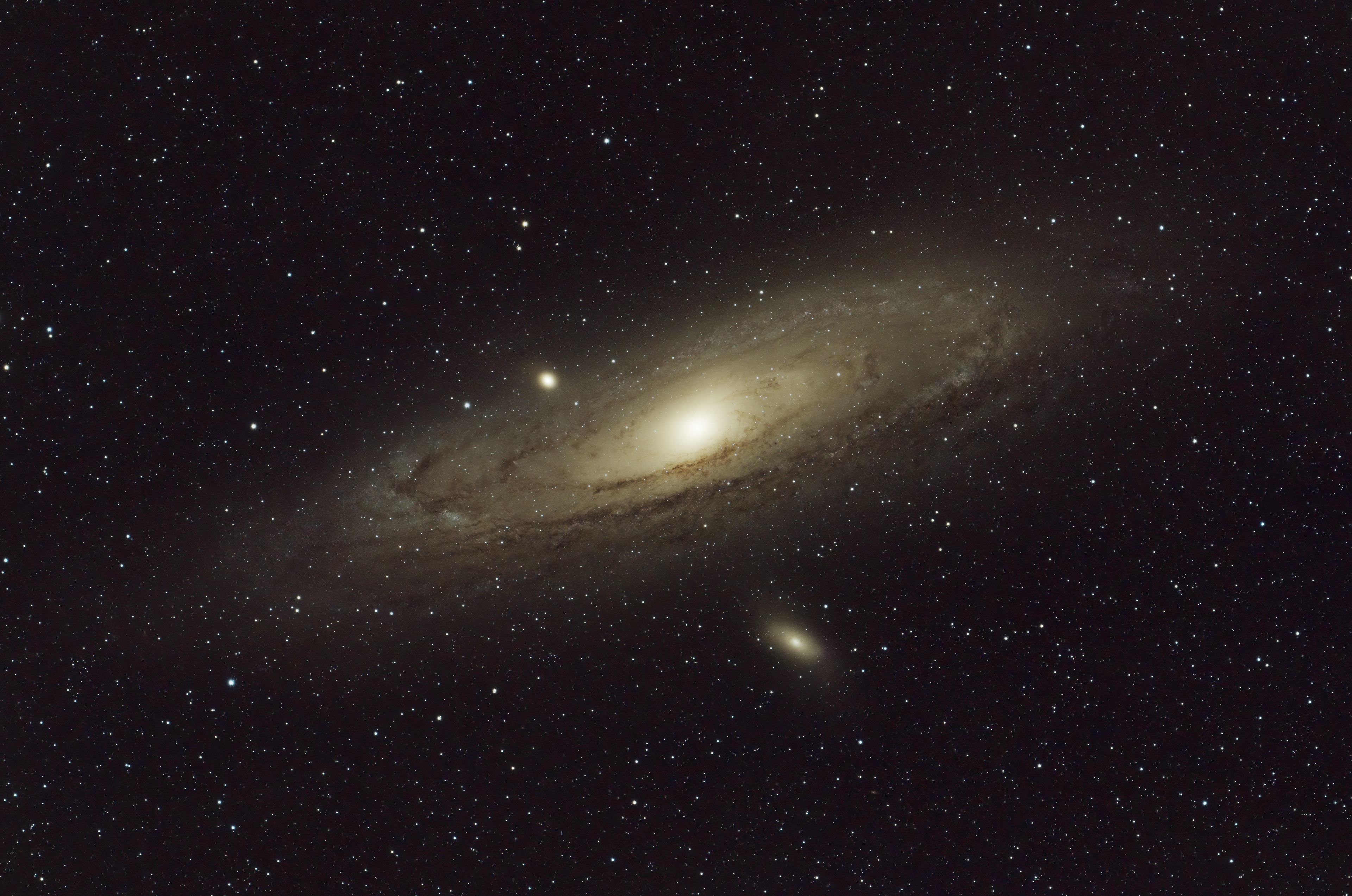 Andromeda Galaxy (M31) - a spiral galaxy and the nearest major galaxy to the Milky Way approximately 2.5 million light-years from Earth