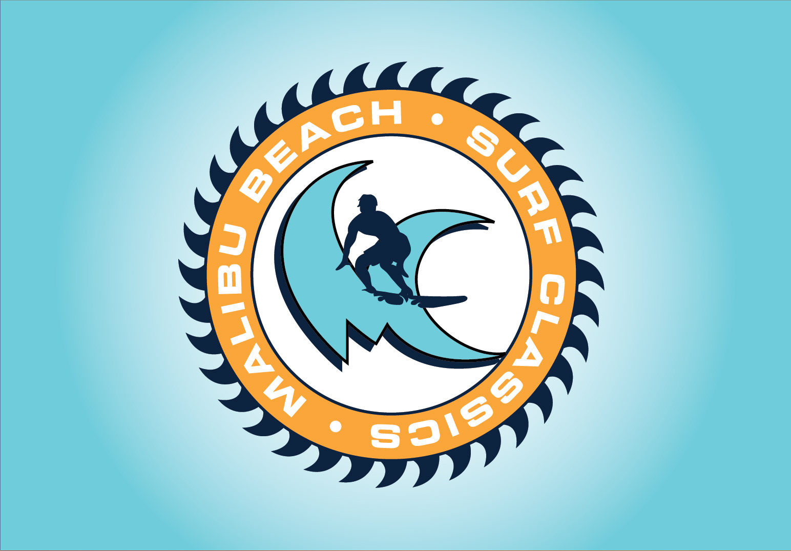 Promotional logo for surf competition event