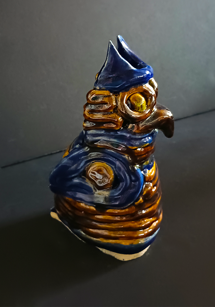 Owl Vase Sara Balquin Ceramics ART 1703 Ceramics 1