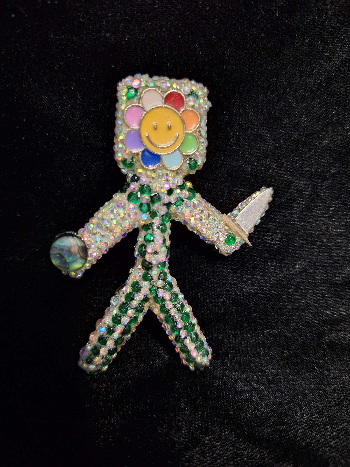 Blinged Out Stick Figure Colby Cunnigham Jewelry & Metalwork ART 1604 Jewelry and Metalwork I