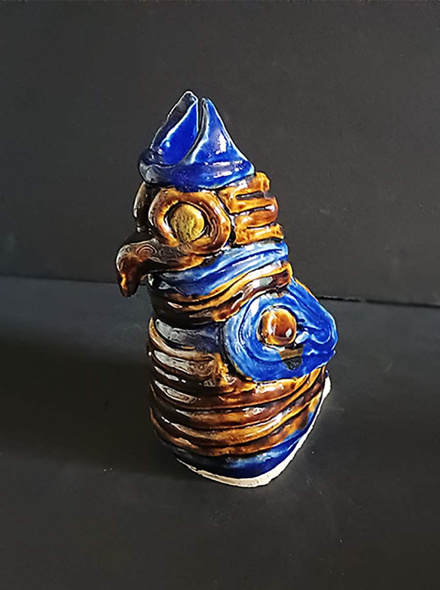 Owl Vase Sara Balquin Ceramics ART 1703 Ceramics 1