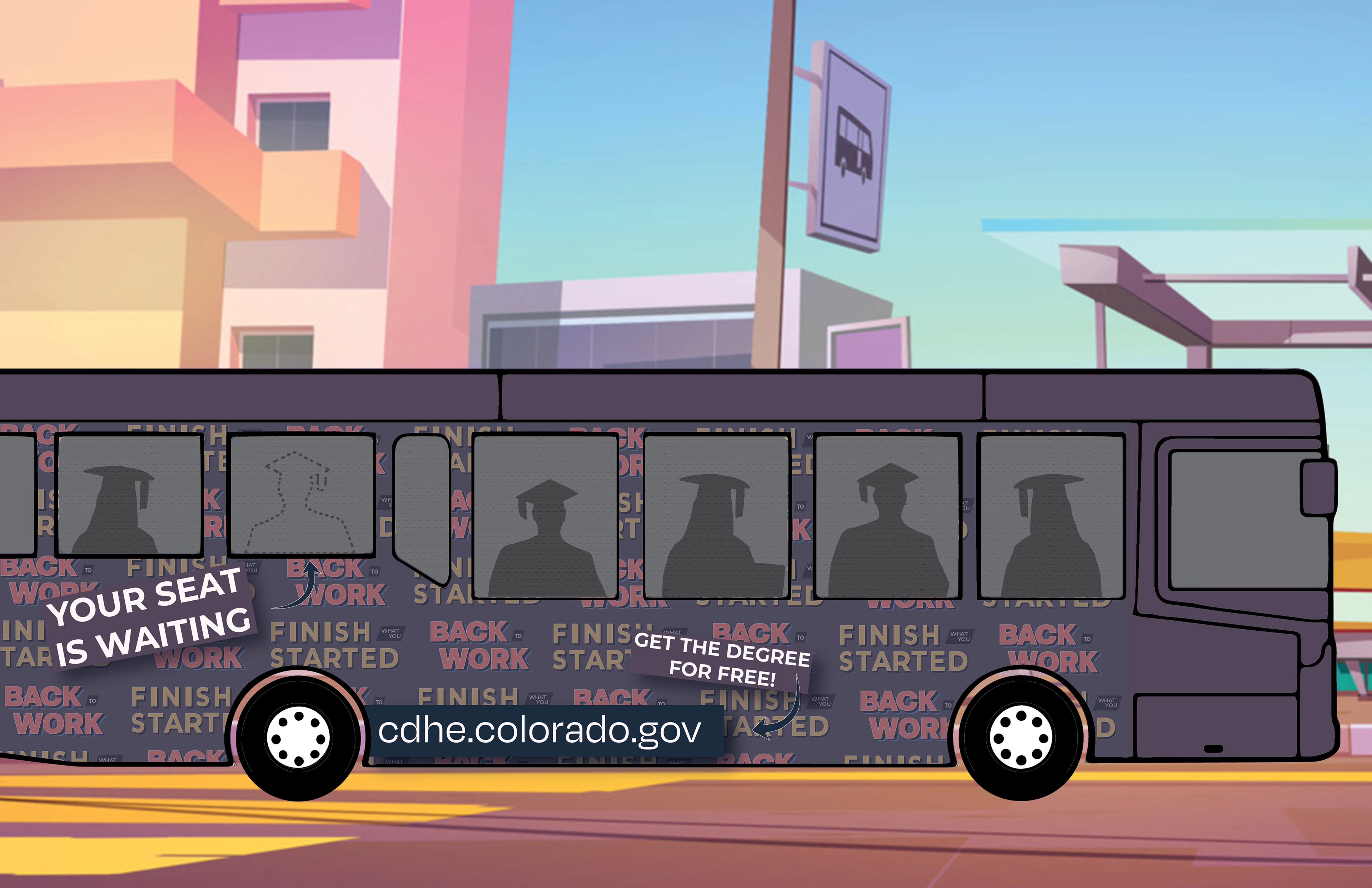SC: CDHE, Brochure, Bus Wrap