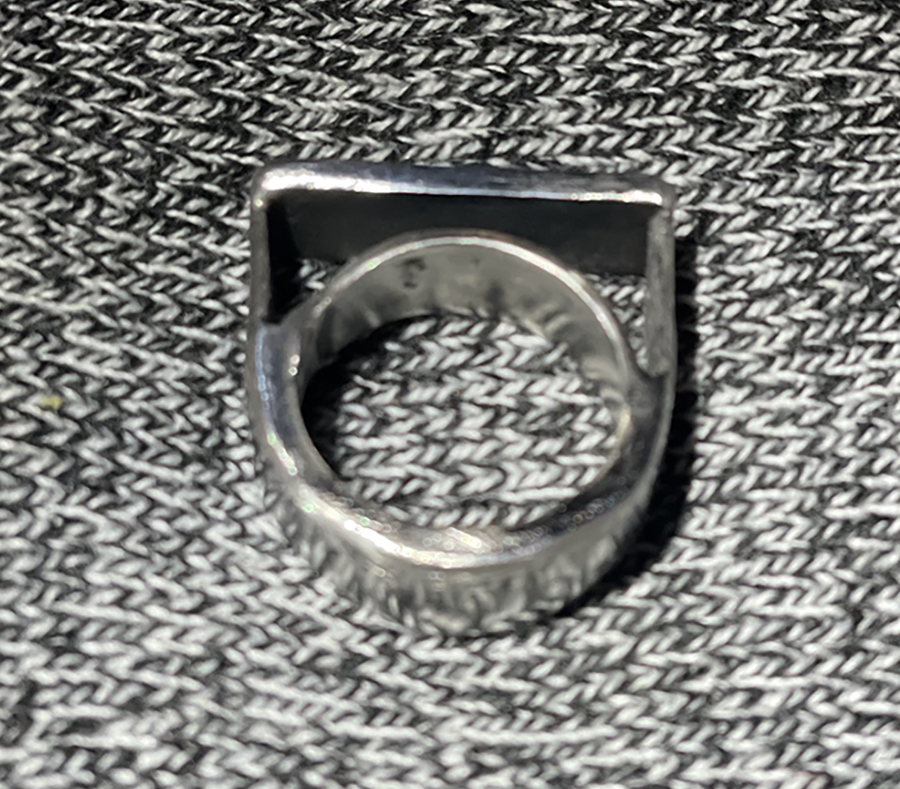 Stainless Steel Ring Aidan Boies Jewelry & Metalwork ART 1604 Jewelry & Metalwork 1