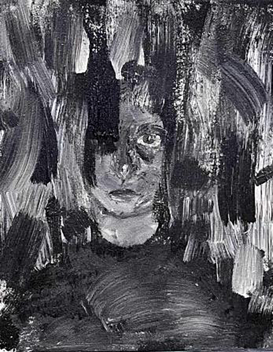 Self Portrait Ian Martinez Painting ART 1301 Painting 1