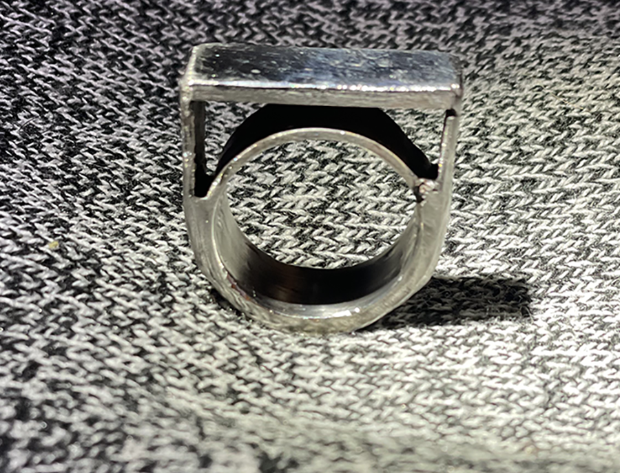 Stainless Steel Ring Aidan Boies Jewelry & Metalwork ART 1604 Jewelry & Metalwork 1