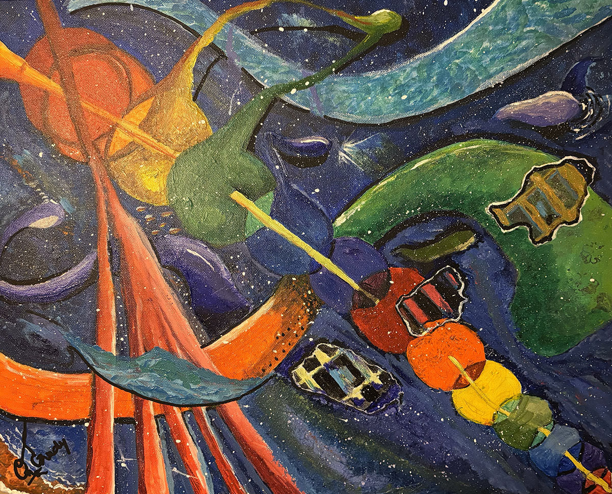 Space Highway Ona Canady Painting ART 1301 Painting I