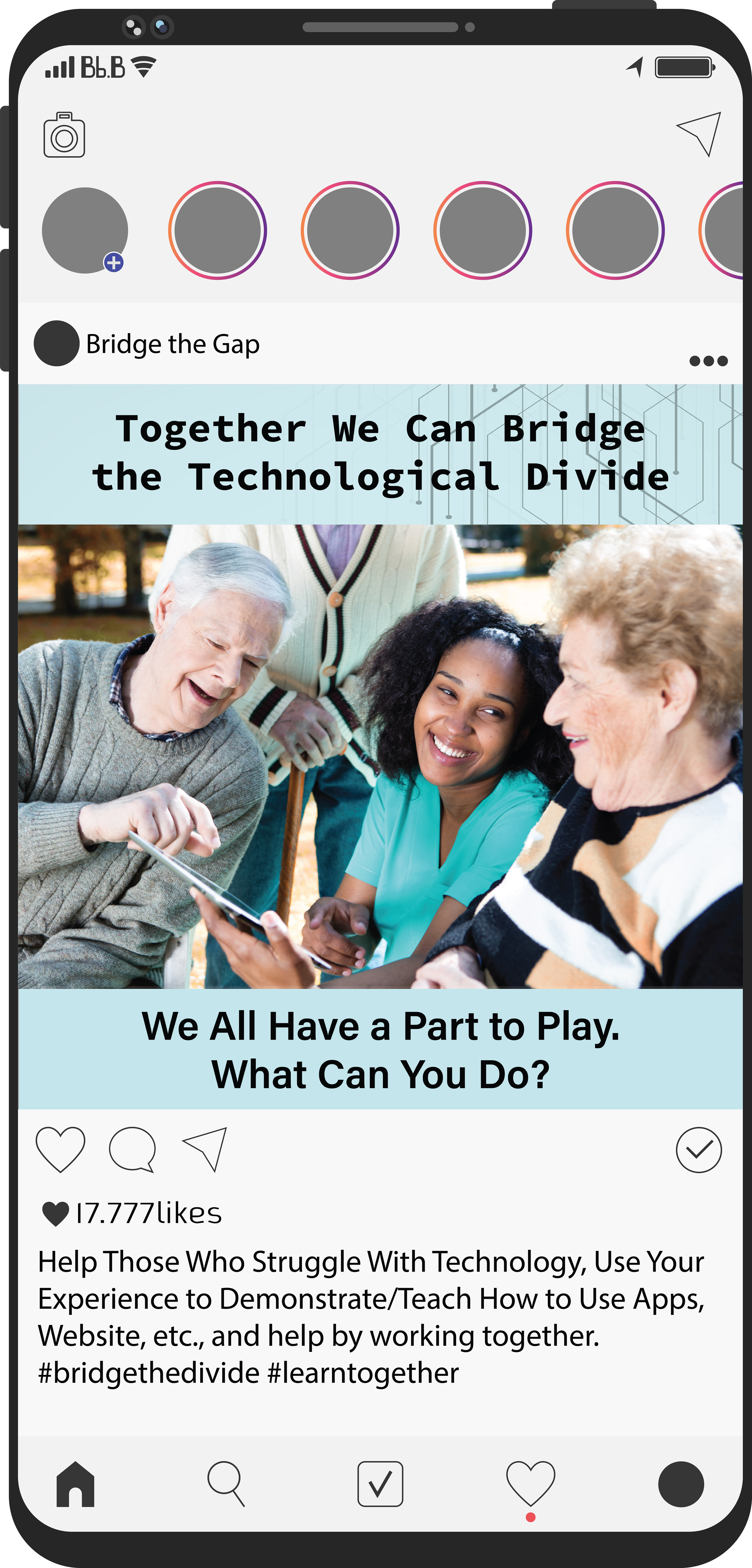 SC: Bridge the Technological Gap, Social Media