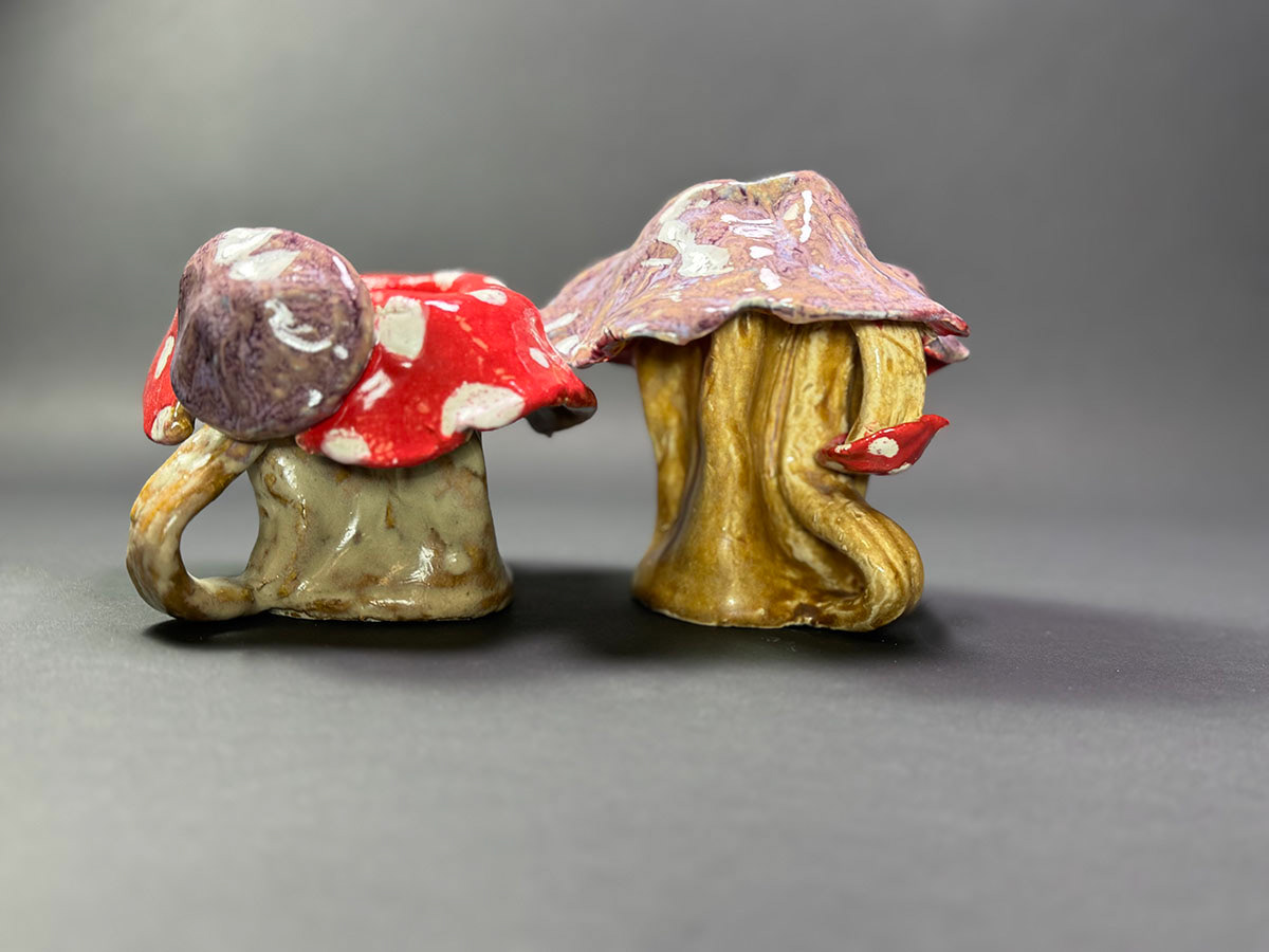  Shroomies  Mia Padilla  Ceramics  ART 1703 Ceramics I