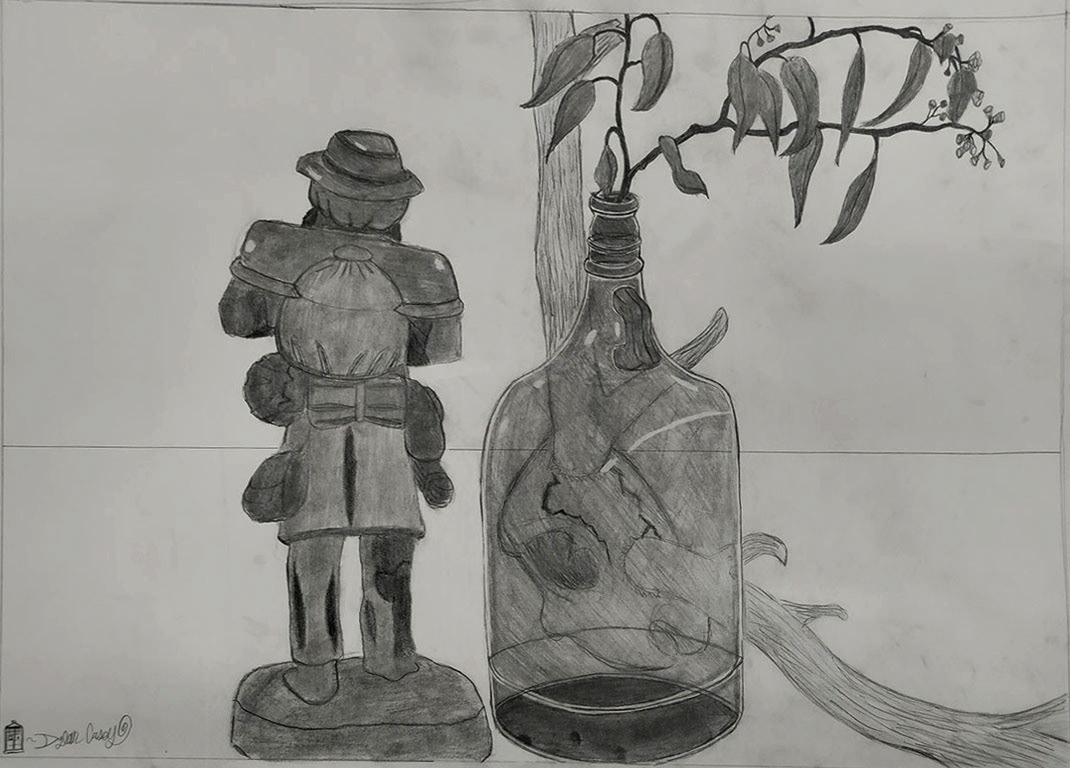Bad Wolf Dylan Casey Drawing ART 1201 Drawing I