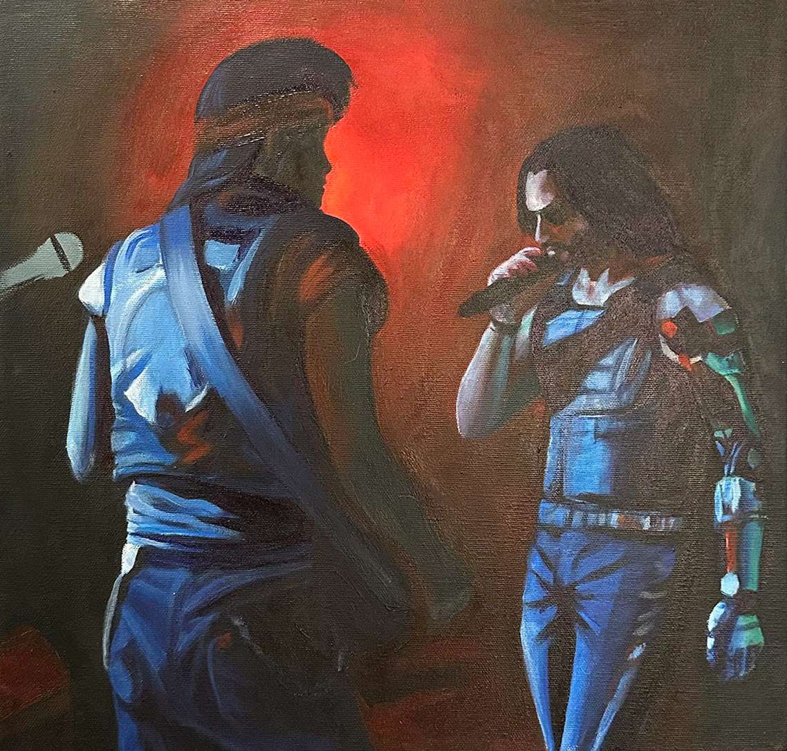 Samurai Lauren O'Mara Painting ART 1301 Painting I