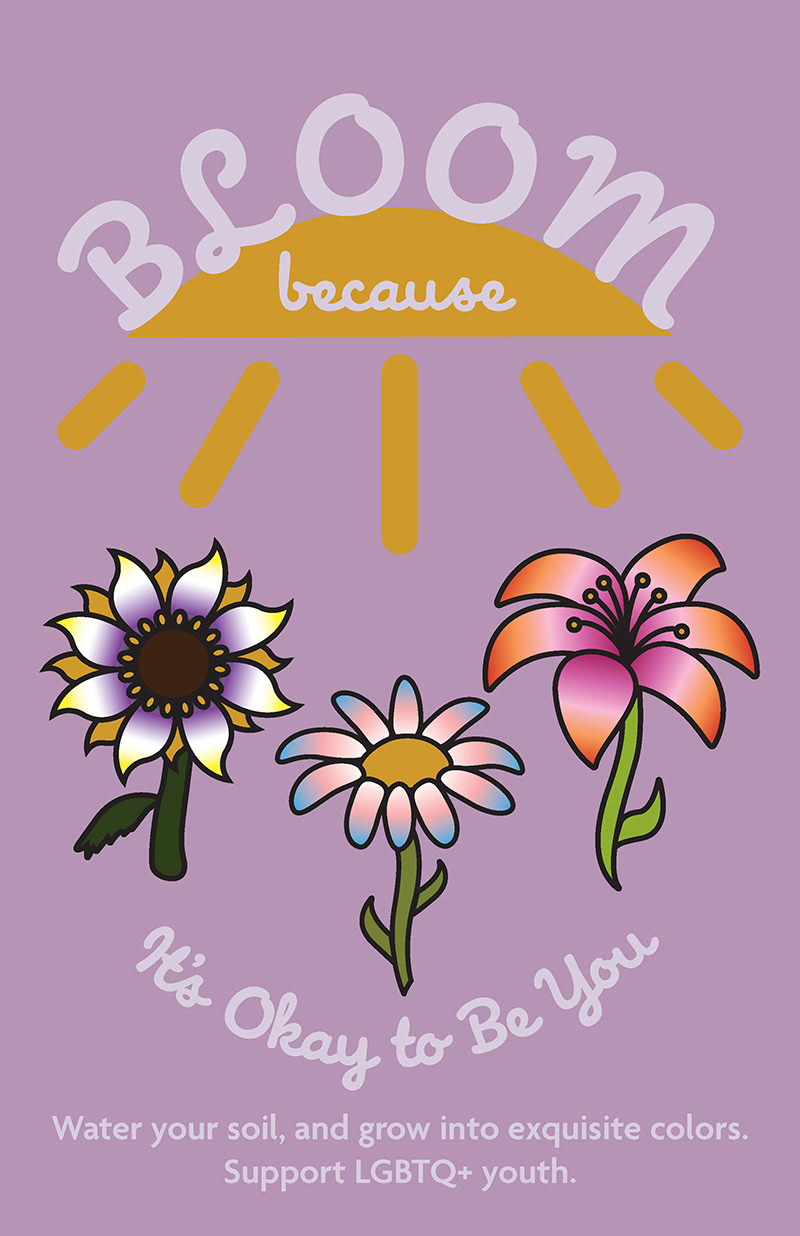 Poster LGBTQ+ Support, Savannah Anderson
