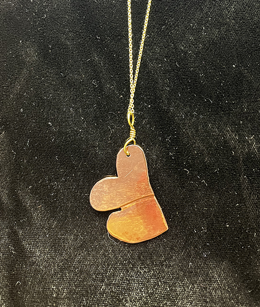 Heart Pendant Necklace Olivia Figueroa Jewelry & Metalwork ART 1604 Jewelry & Metalwork 1