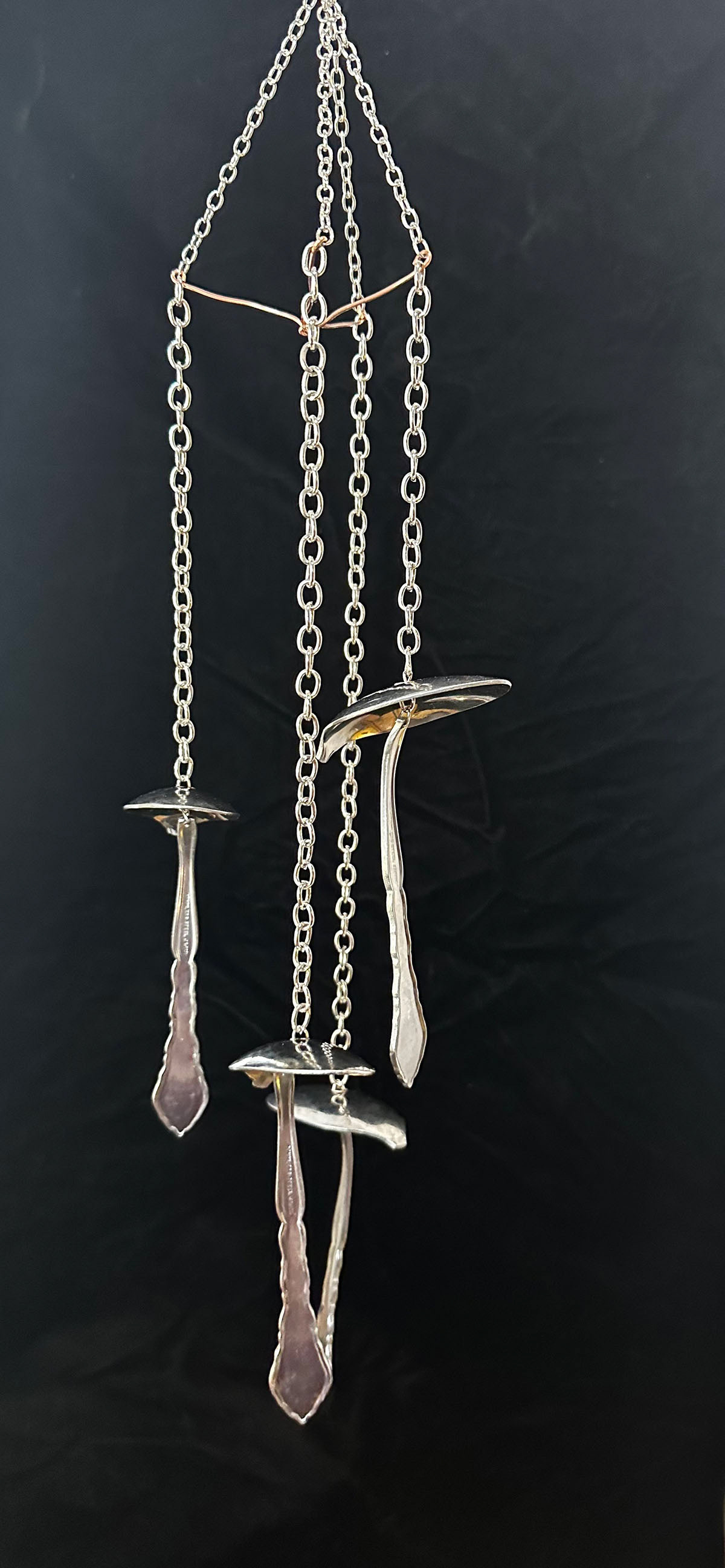 Mushroom Wind Chimes Cora Frausto Jewelry & Metalwork ART 1604 Jewelry and Metalwork I
