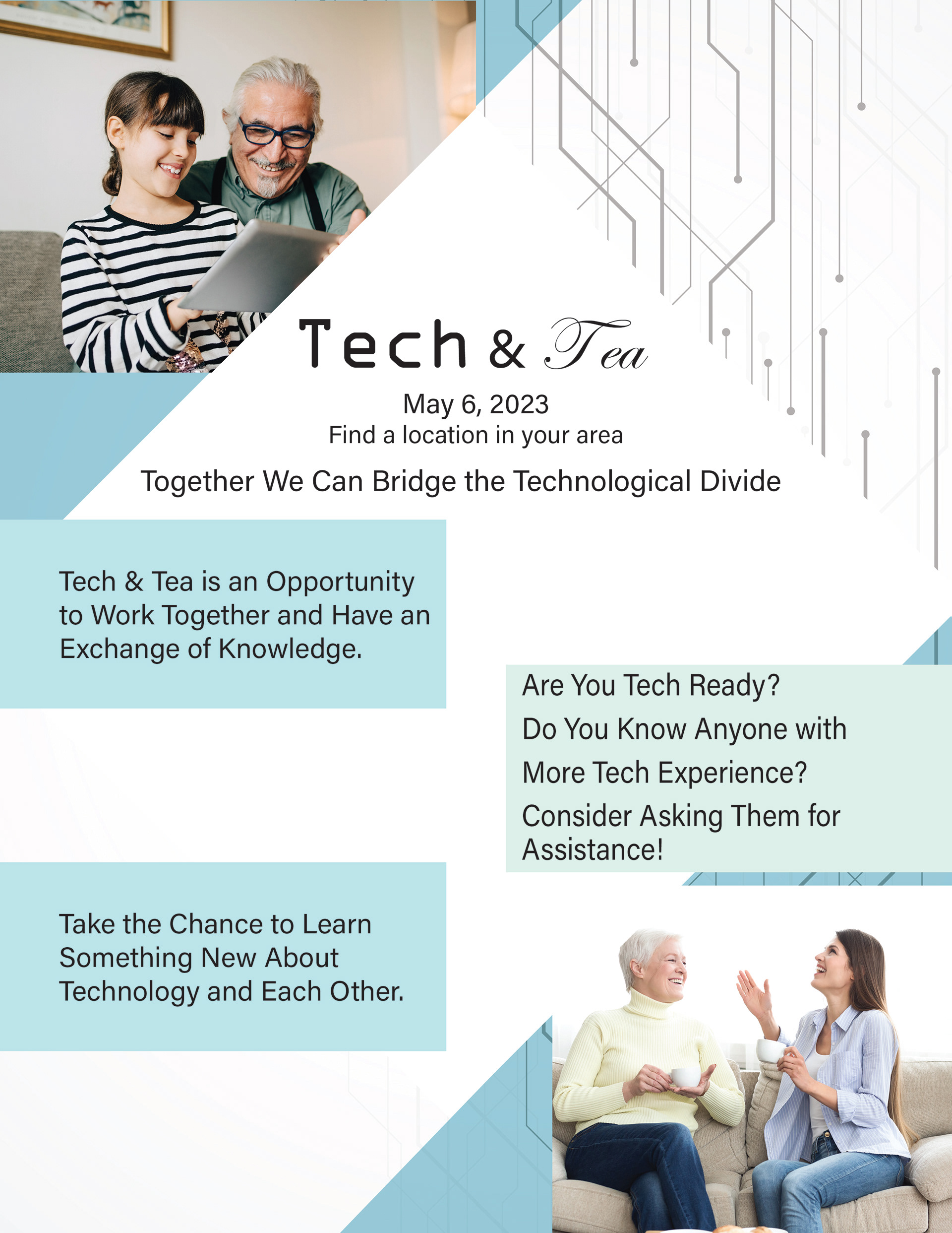 SC: Bridge the Technological Gap, Flyer