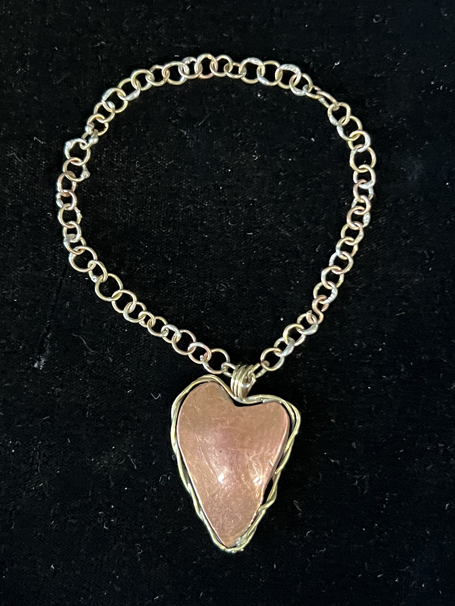 Heart Necklace Andrew Brunner Jewelry & Metalwork ART 1604 Jewelry & Metalwork 1