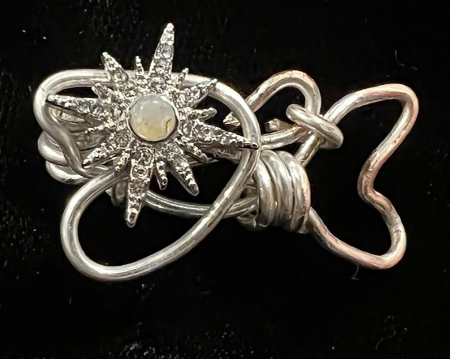 Brooch Bow Pin Deidra Ortega Jewelry & Metalwork ART 1604 Jewelry & Metalwork 1