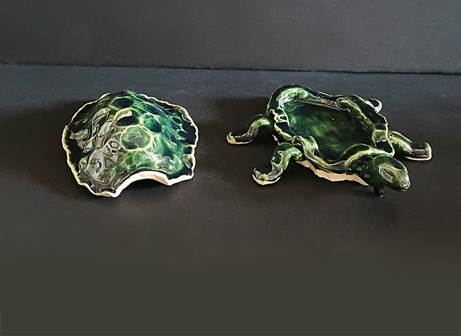 Box Turtle Sara Balquin Ceramics ART 1703 Ceramics 1