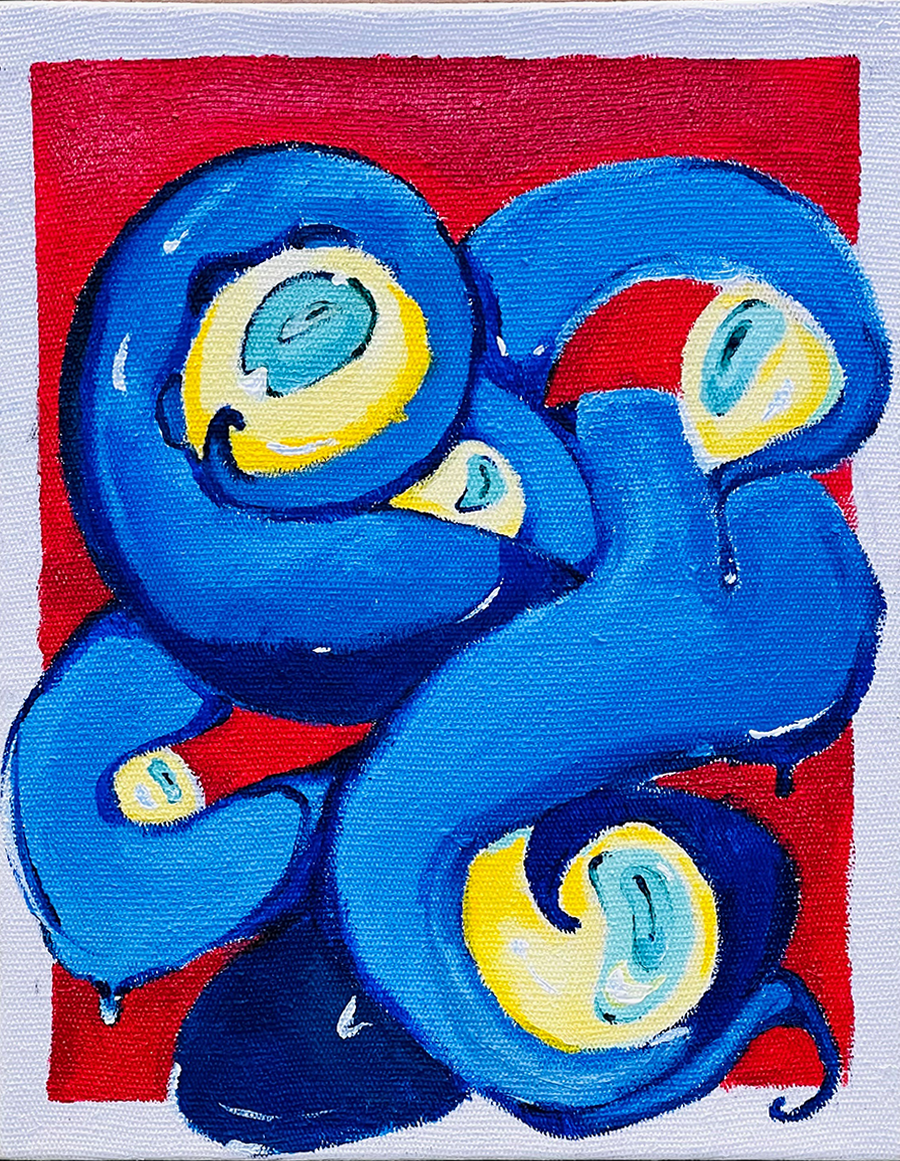 Eyes Without a Face Savannah Sandoval Painting ART 1301 Painting 1