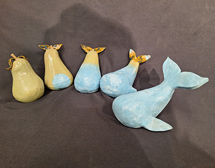 A pear of whales, Mykayla, Price Ceramics