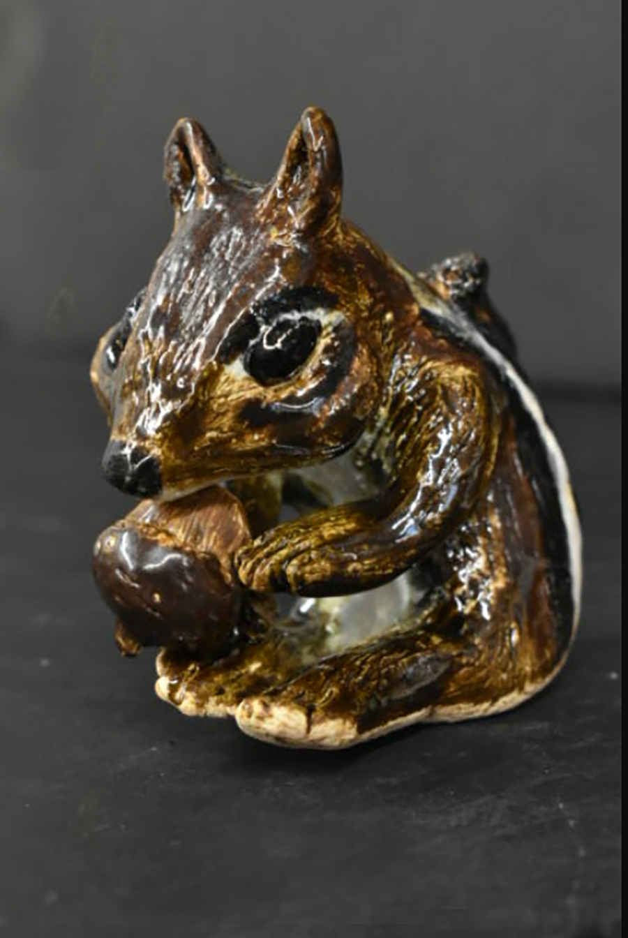Tree and Chipmunk Corinne Wilder Ceramics ART 1703 Ceramics 1