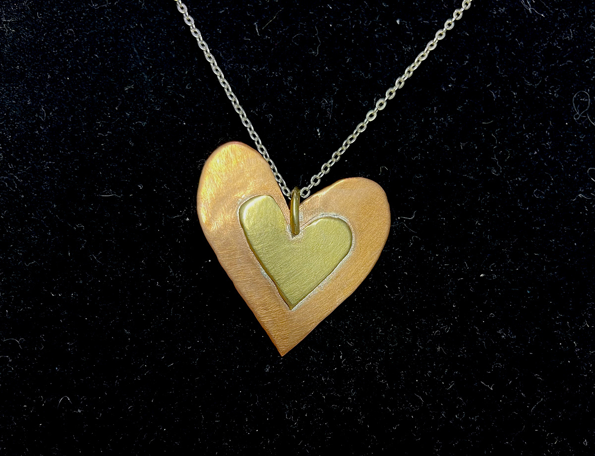 Two HeART Pendant, Ava Gemmell