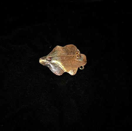 Snail On Leaf Brooch Morgan Aiello