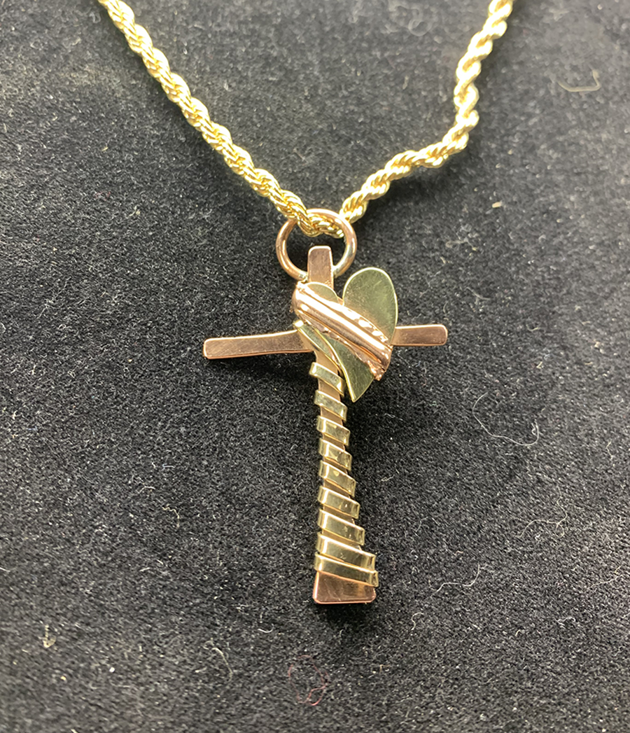 Cross my heart pendant Garrett Buckholz Jewelry & Metalwork ART 1604 Jewelry & Metalwork 1