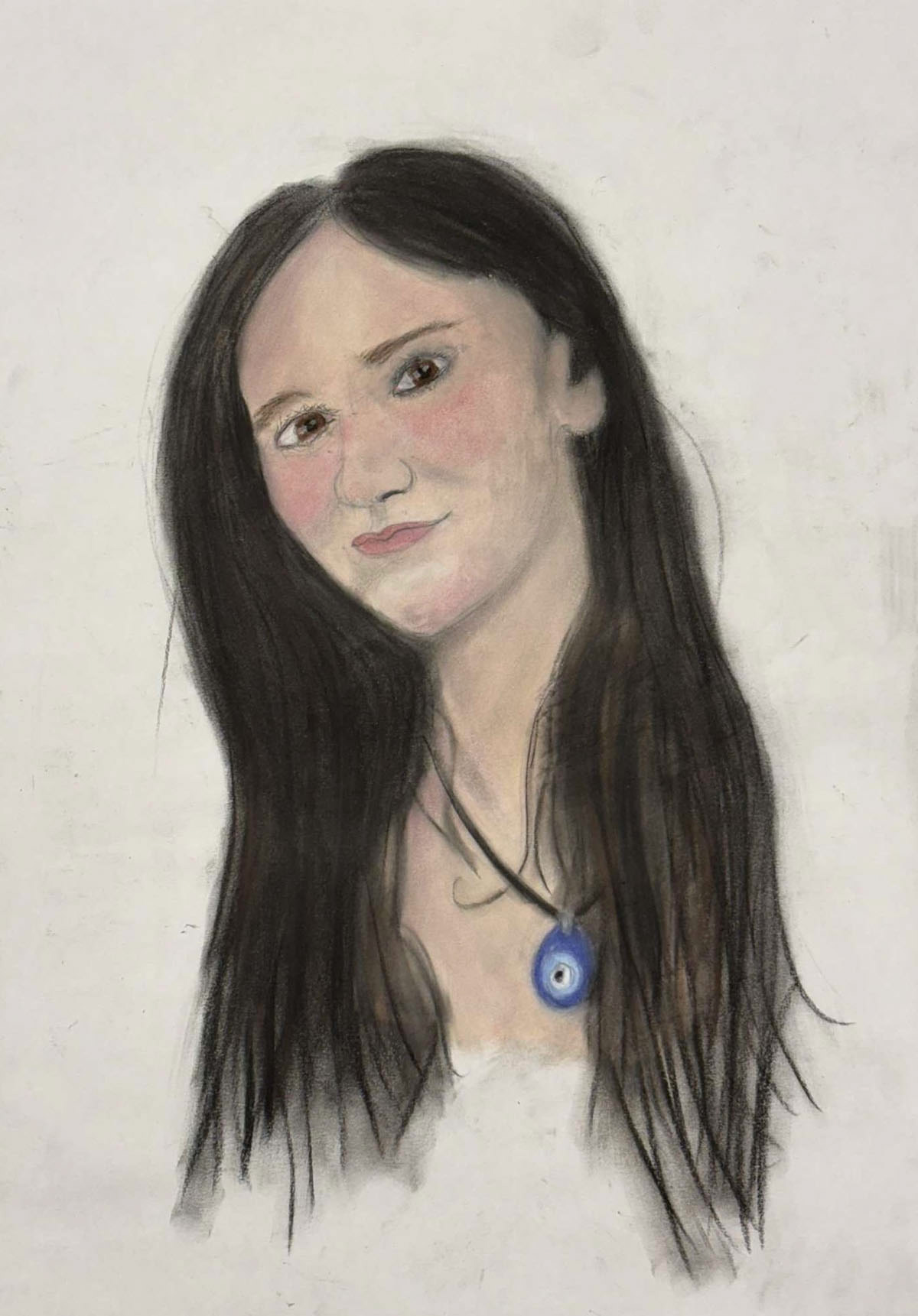 Brown Eyed Girl Slade Perer Drawing ART 1203 Figure Drawing I