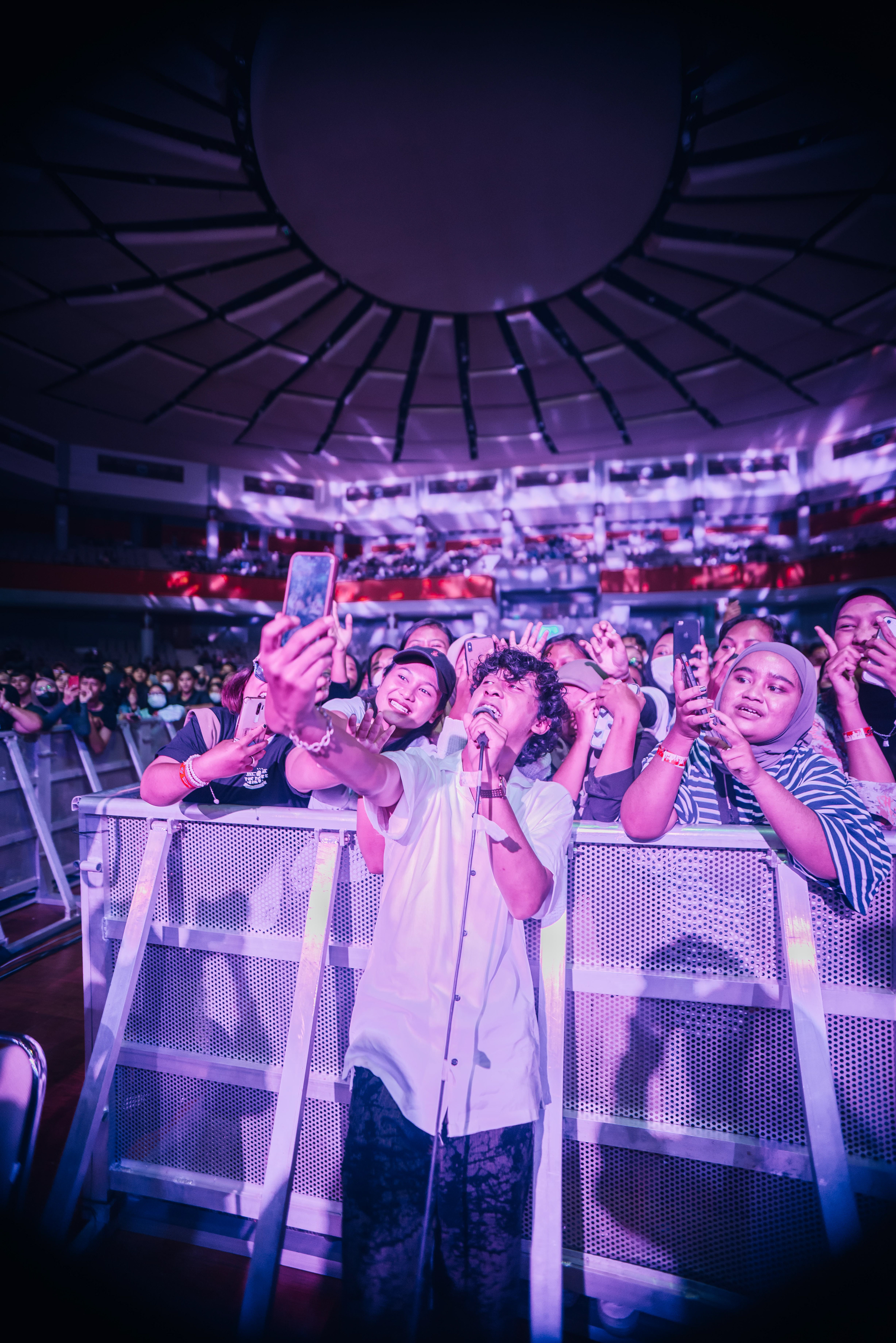 Sambadha Coldiac at the crowd