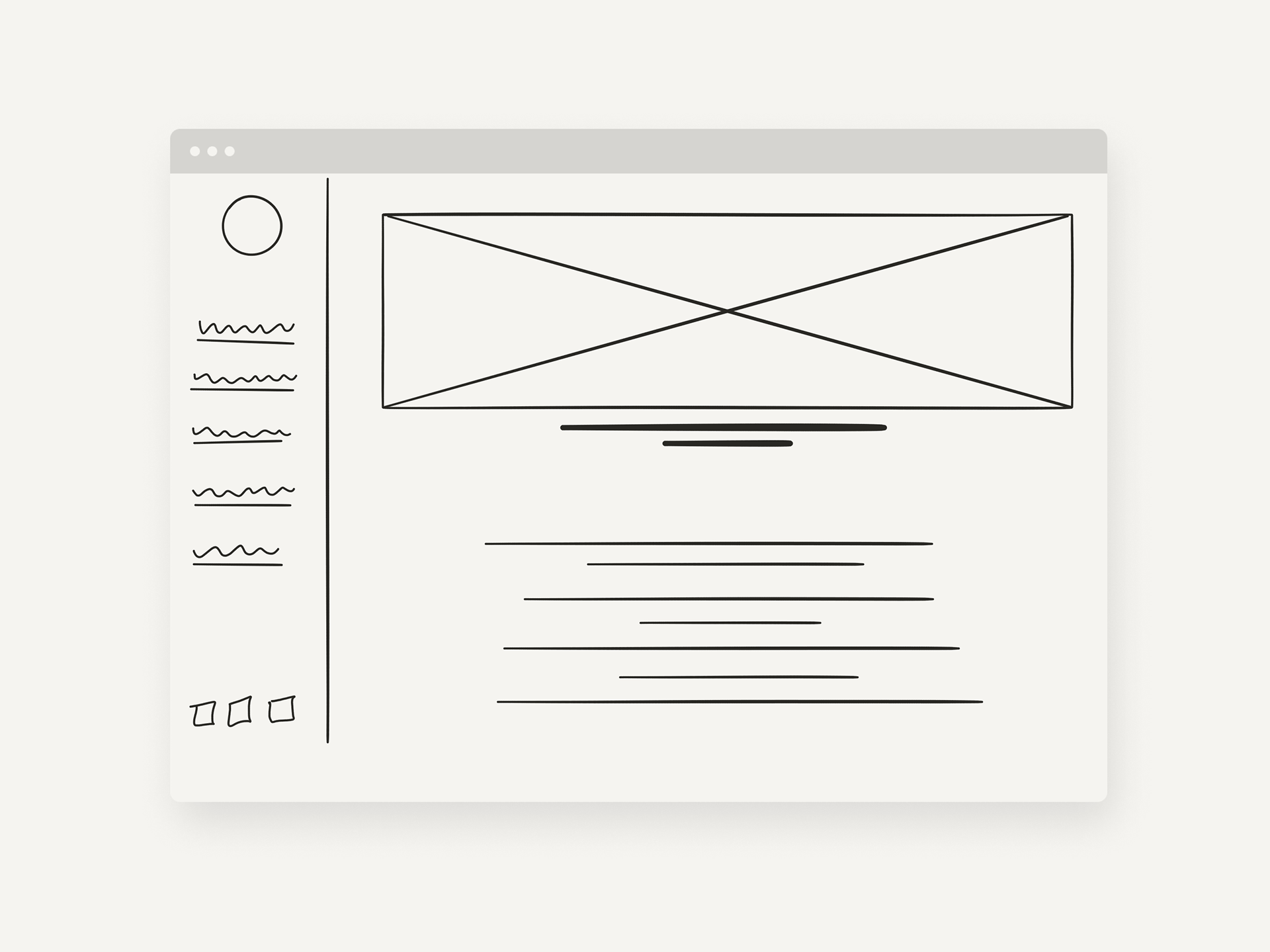 Desktop Wireframe