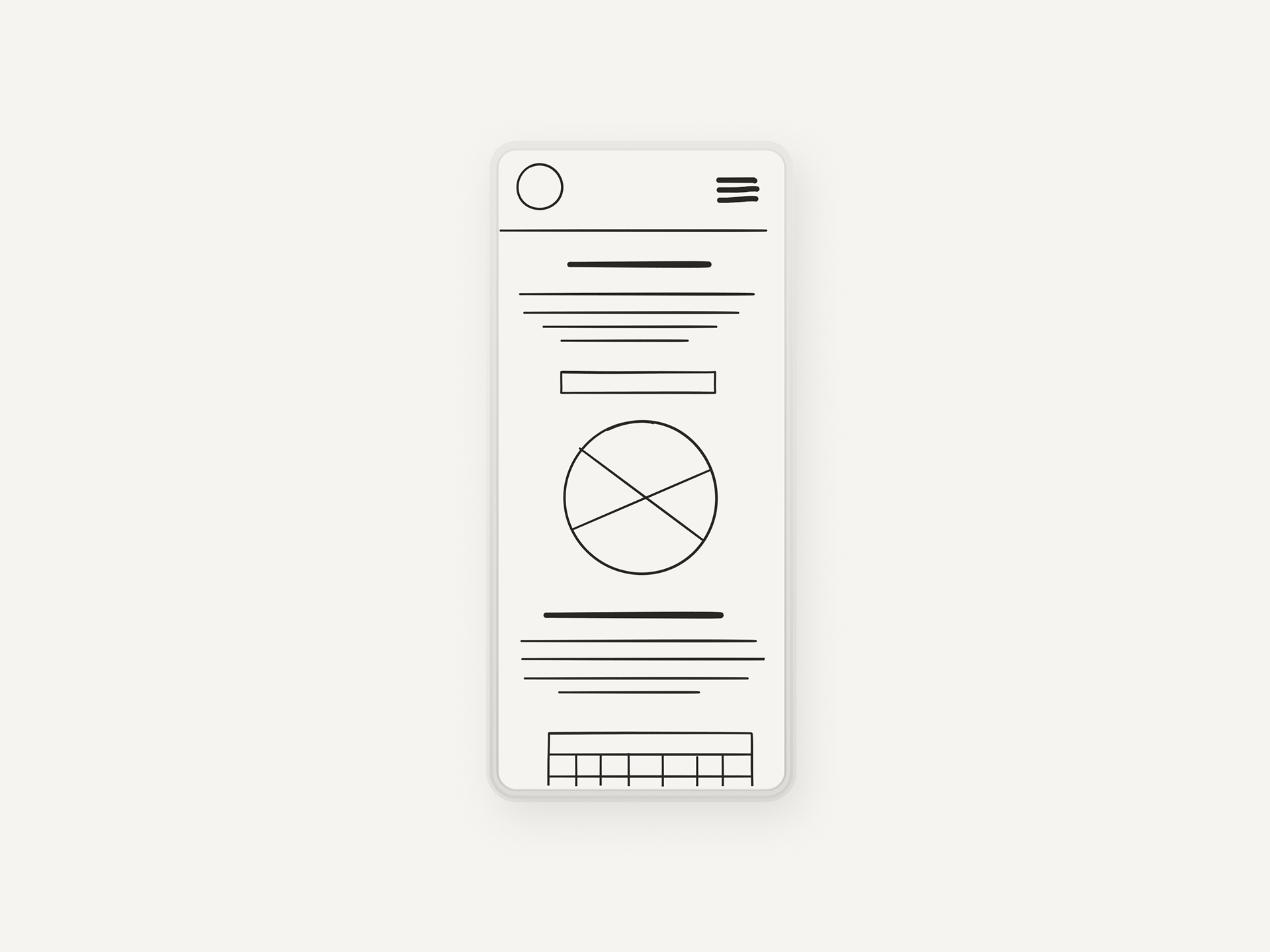 Phone Wireframe