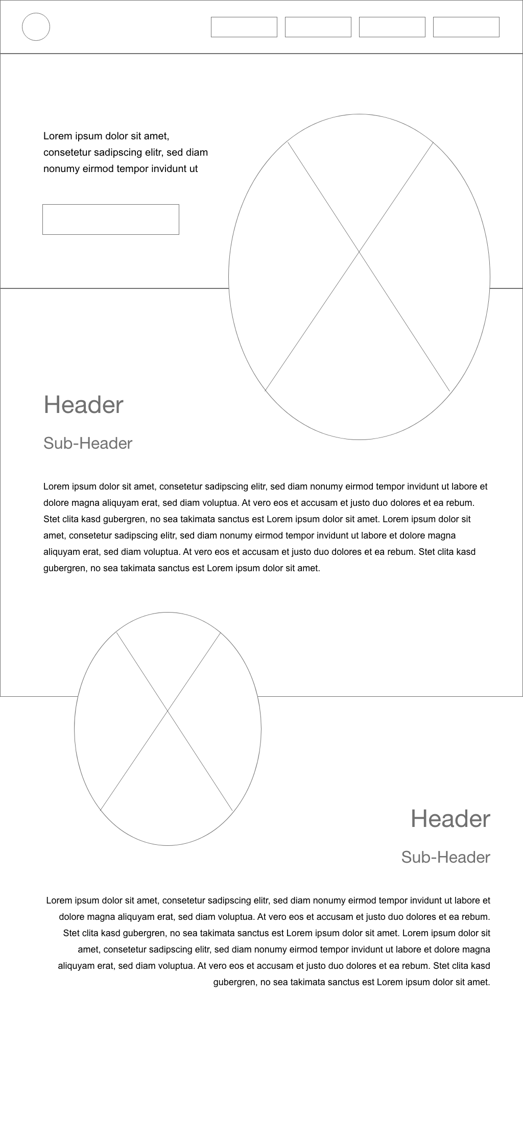 Tablet Wireframe