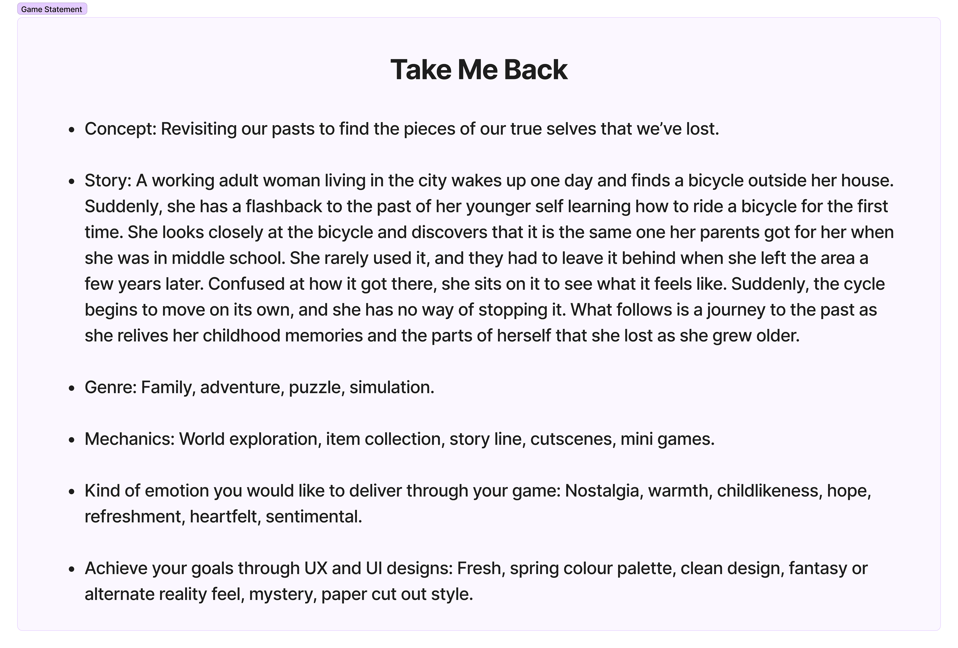 Game Concept