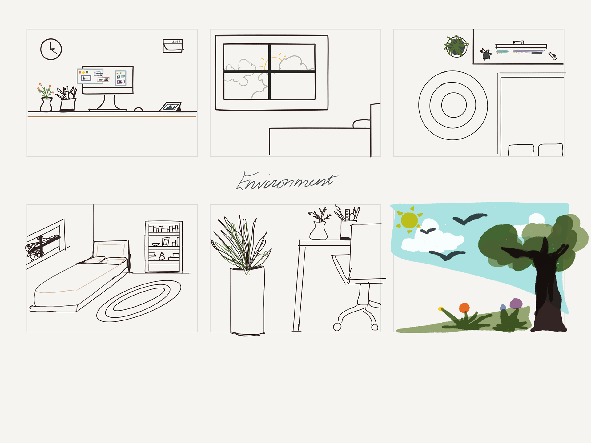 3D Environment Sketches