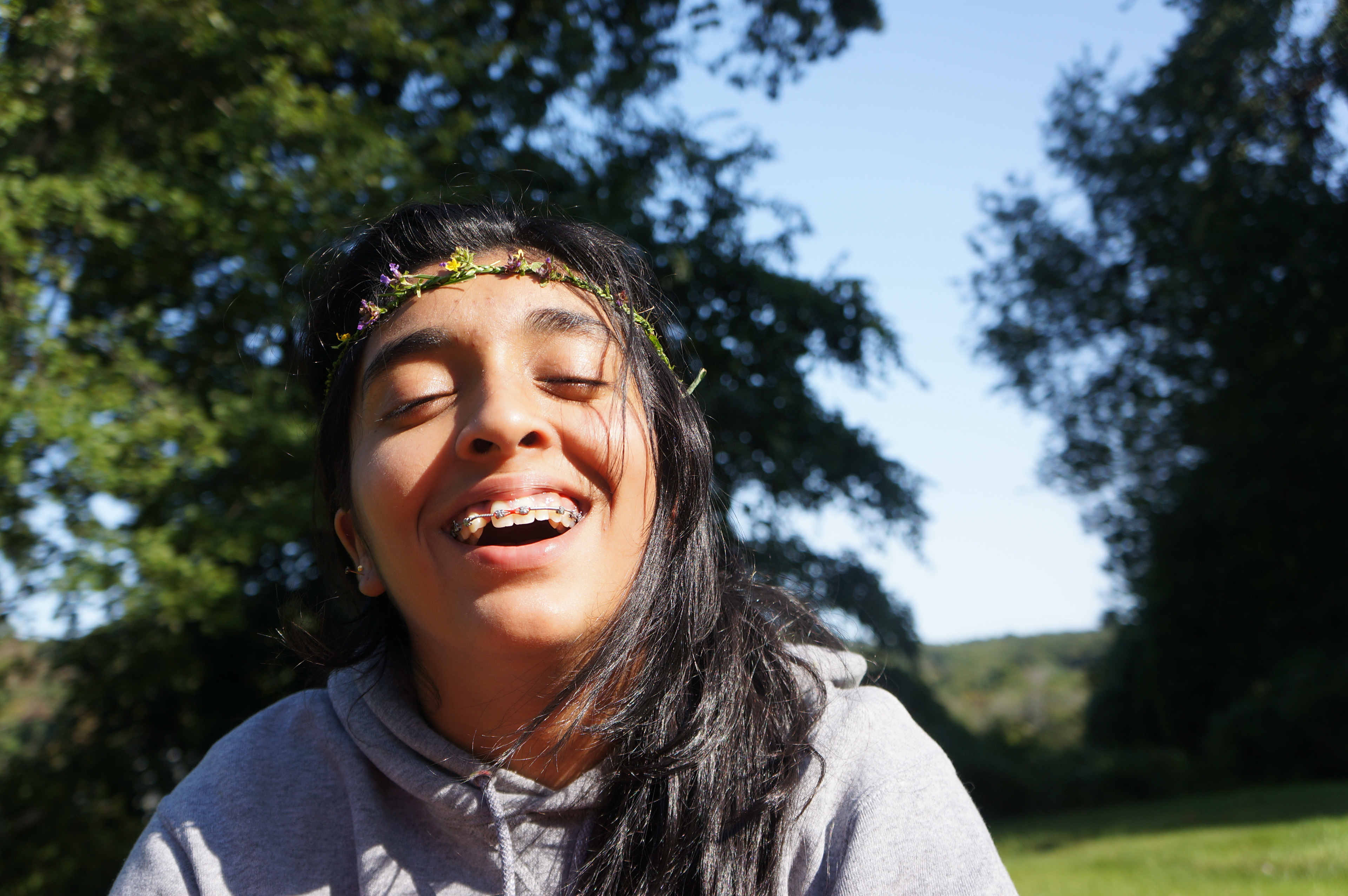Briarcliff, NY, 18 Sept. Shallow Depth of Field technique on 13-year-old Ashna