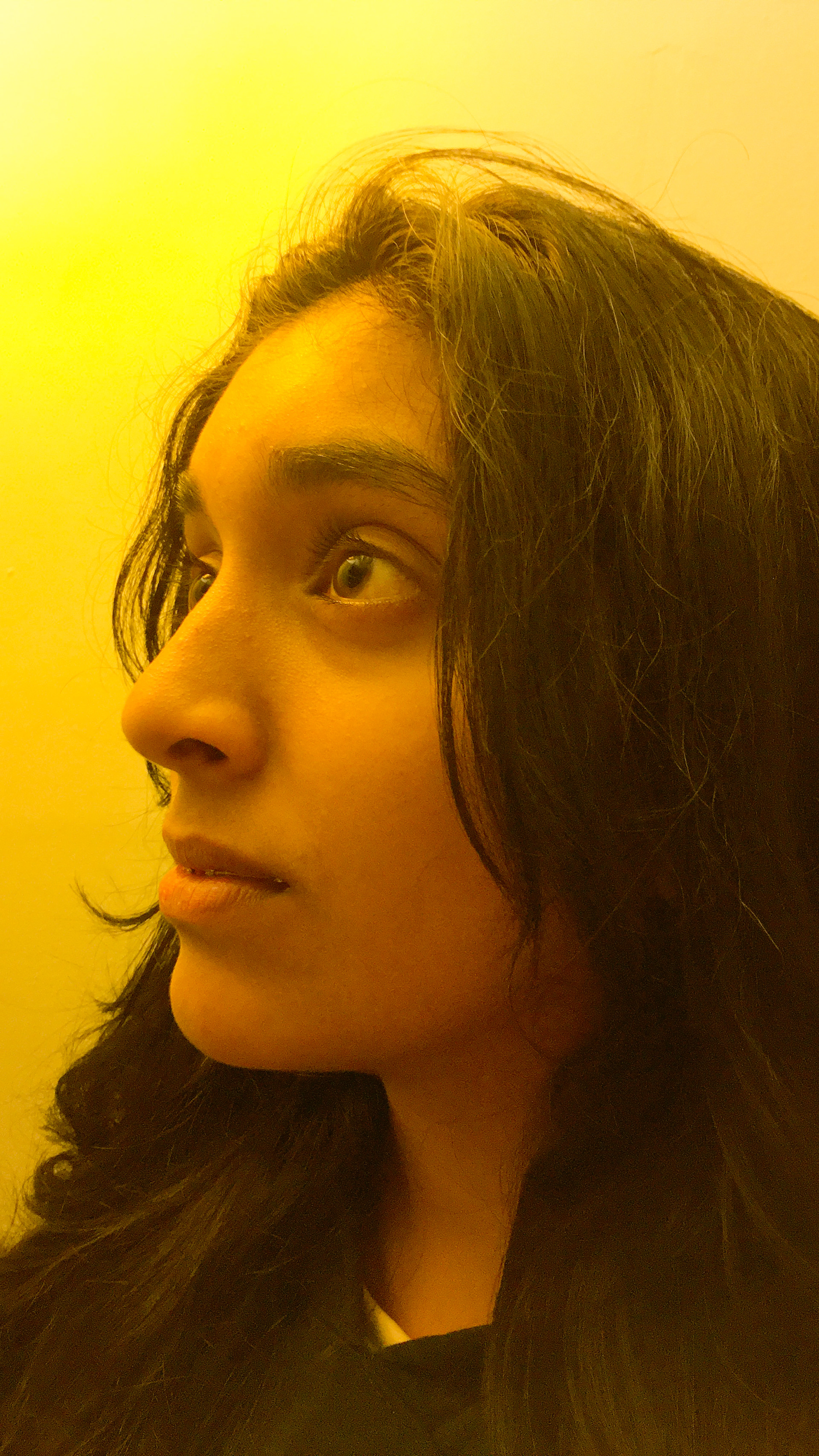 Briarcliff, NY, 18 Sept. Direct Light on Ashna, 13-year-old girl, my cousin sister