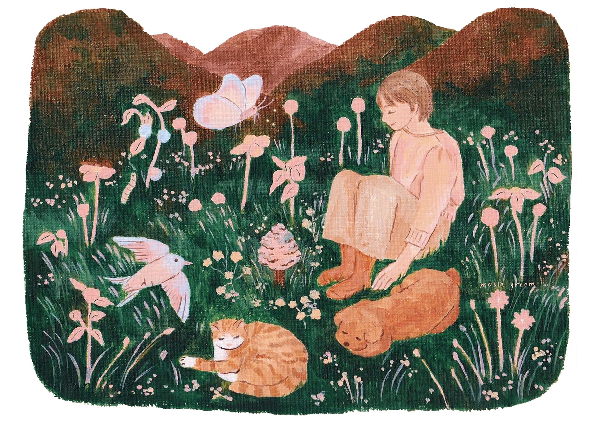 circle of life_acrylic on paper