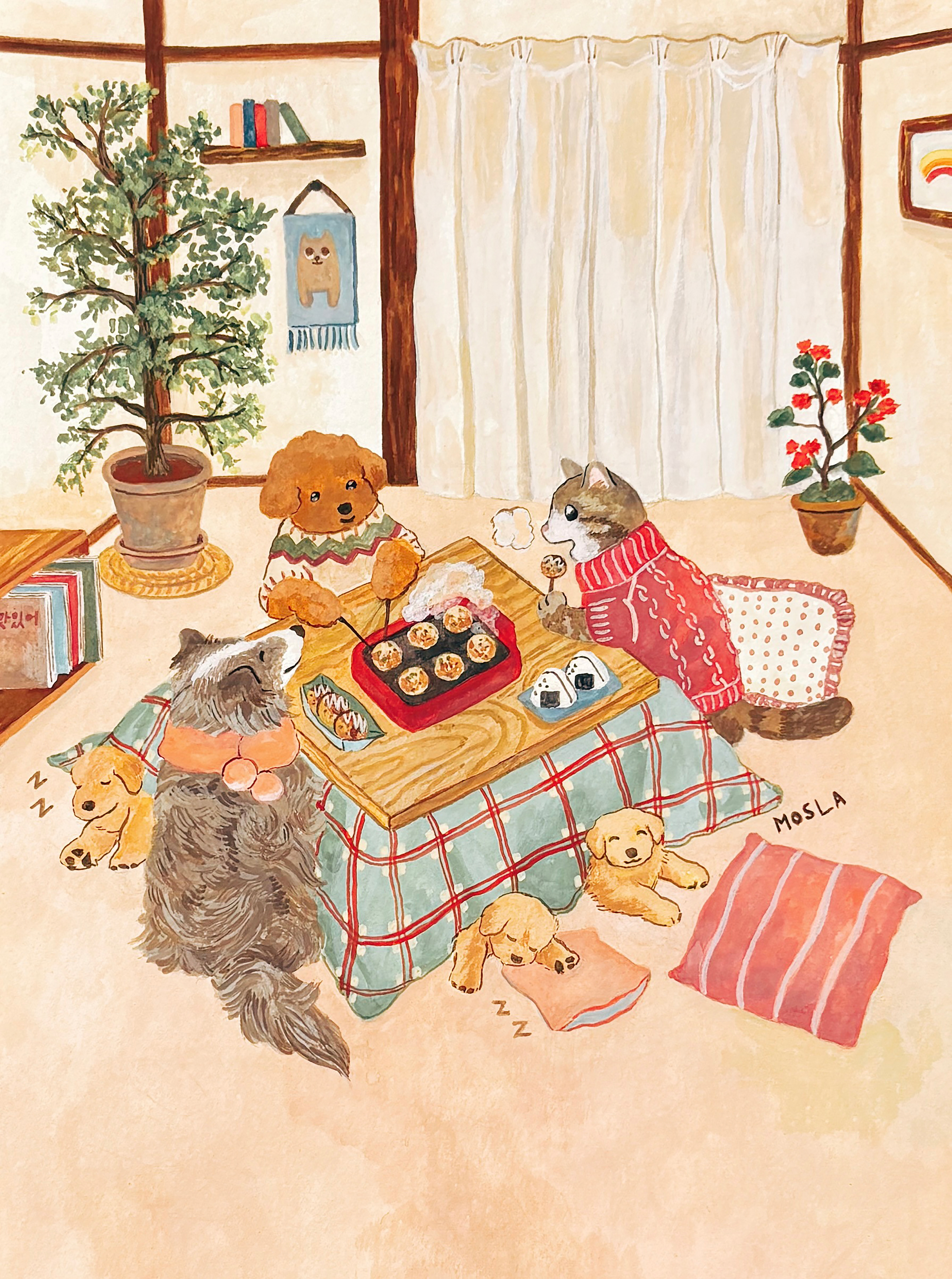 takoyaki_gouache on paper