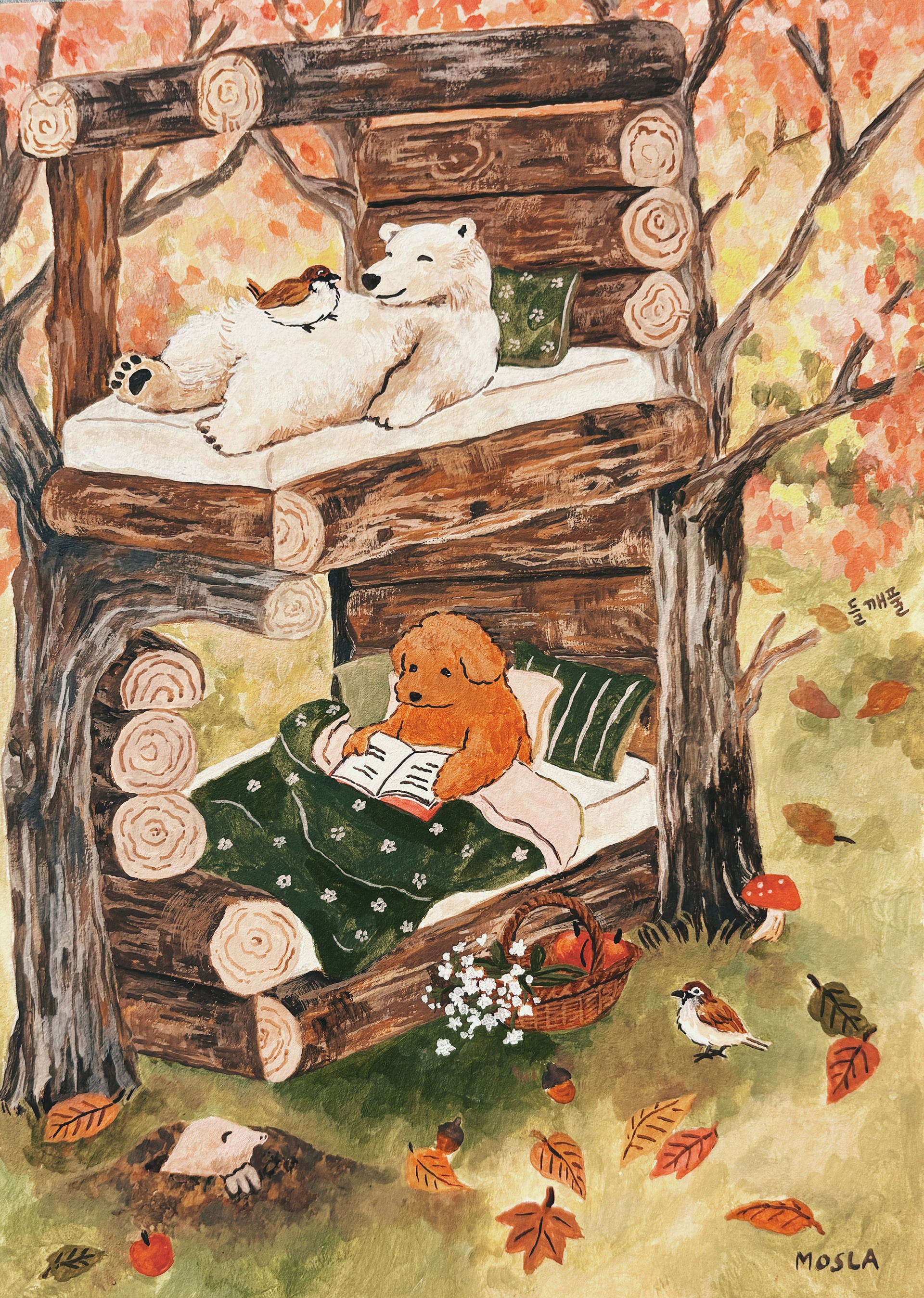 seize the autumn_acrylic on paper