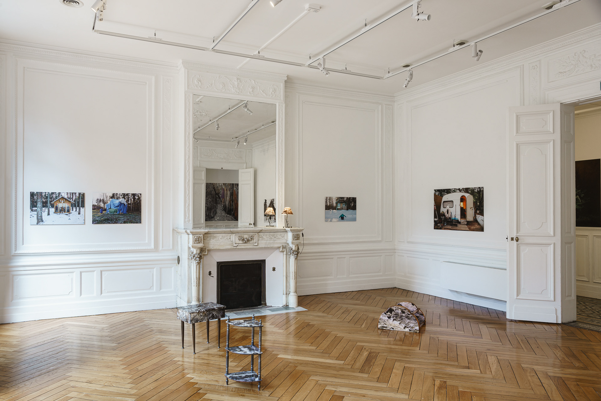 vue de l’exposition Faire corps avec, Centre culturel Bellegarde, Toulouse, 2025