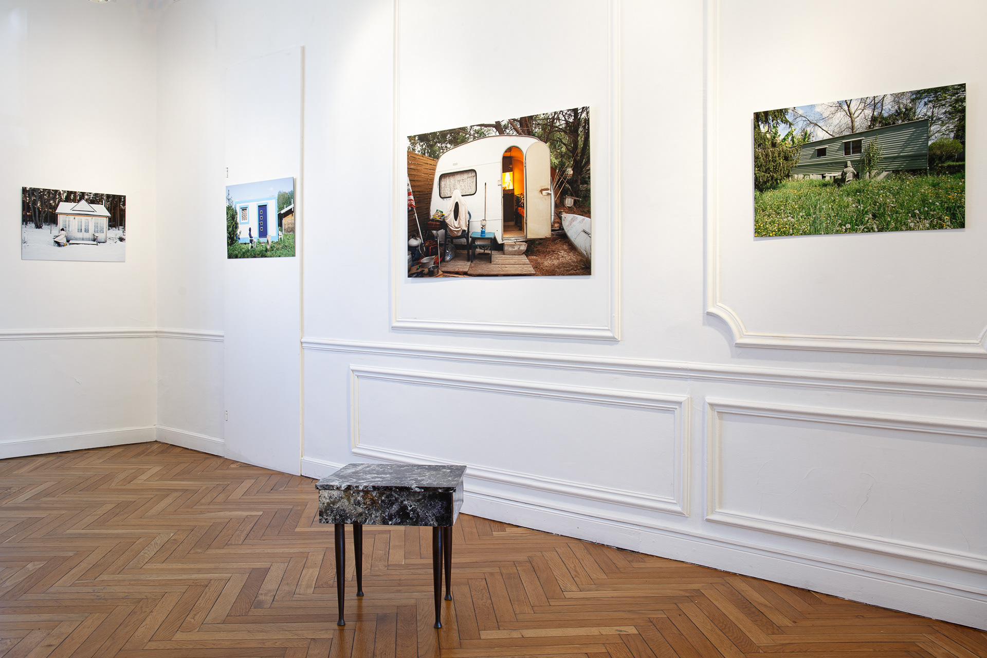 vue de l’exposition Cabane intérieure, Le PAC- Pôle Arts & Cultures, Château de la Falgalarié, Aussillon, 2026