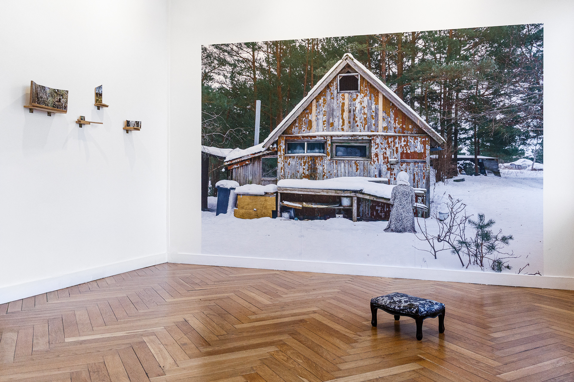 vue de l’exposition Cabane intérieure, Le PAC- Pôle Arts & Cultures, Château de la Falgalarié, Aussillon, 2026