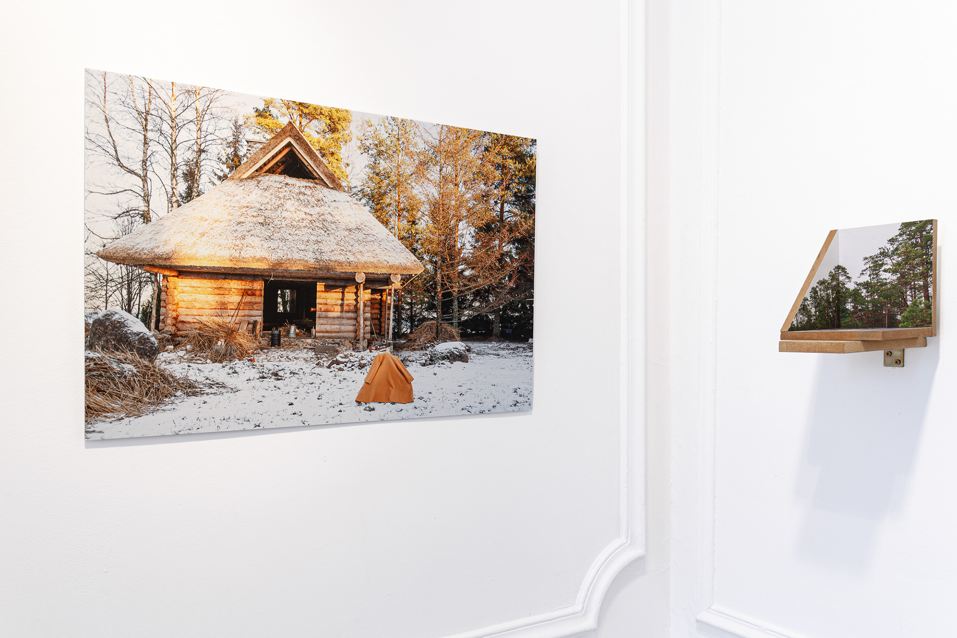 vue de l’exposition Cabane intérieure, Le PAC- Pôle Arts & Cultures, Château de la Falgalarié, Aussillon, 2026