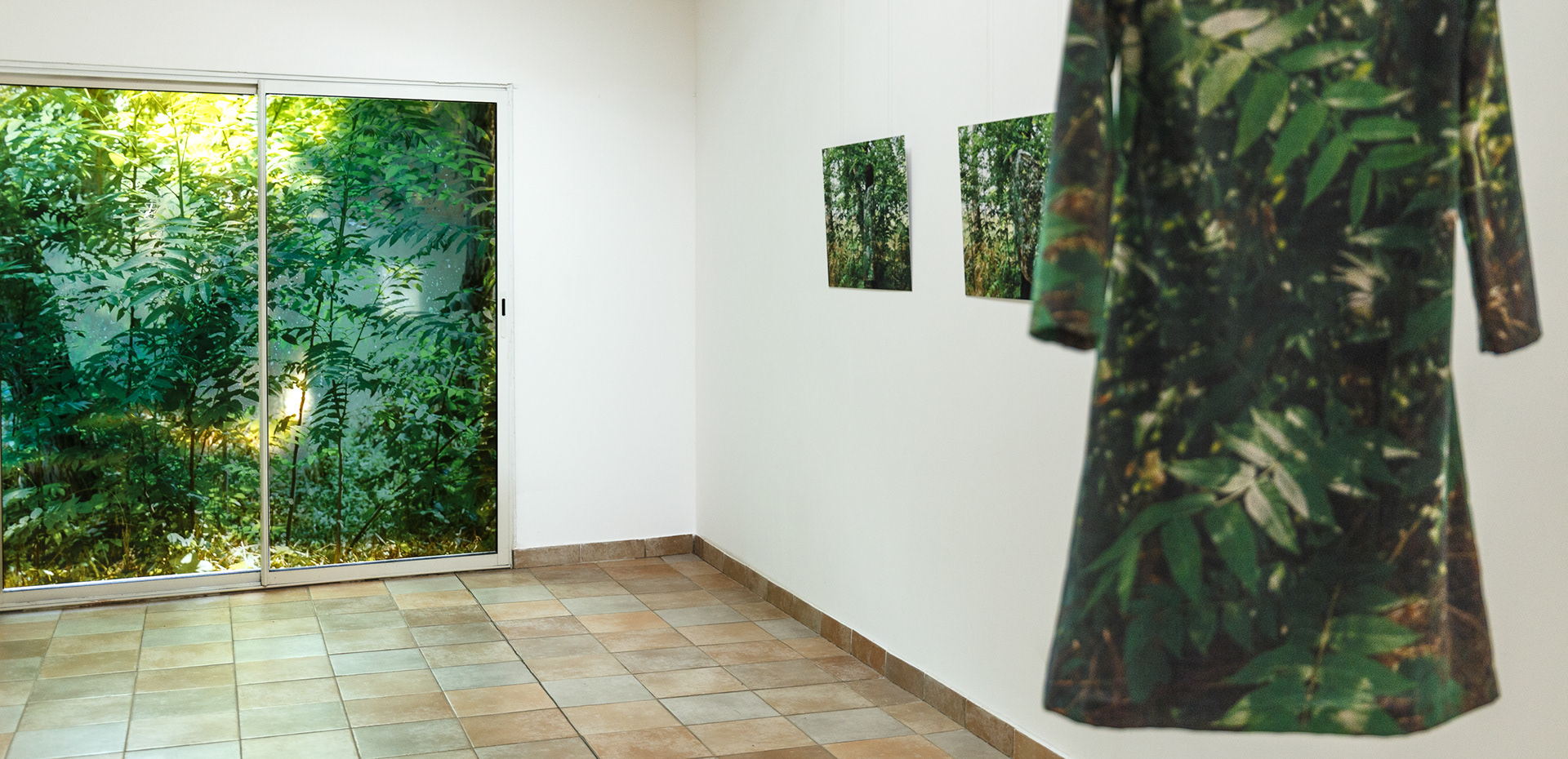 vue de l’exposition Y être, y rester, galerie Remp-Arts, Durban-Corbières, 2024